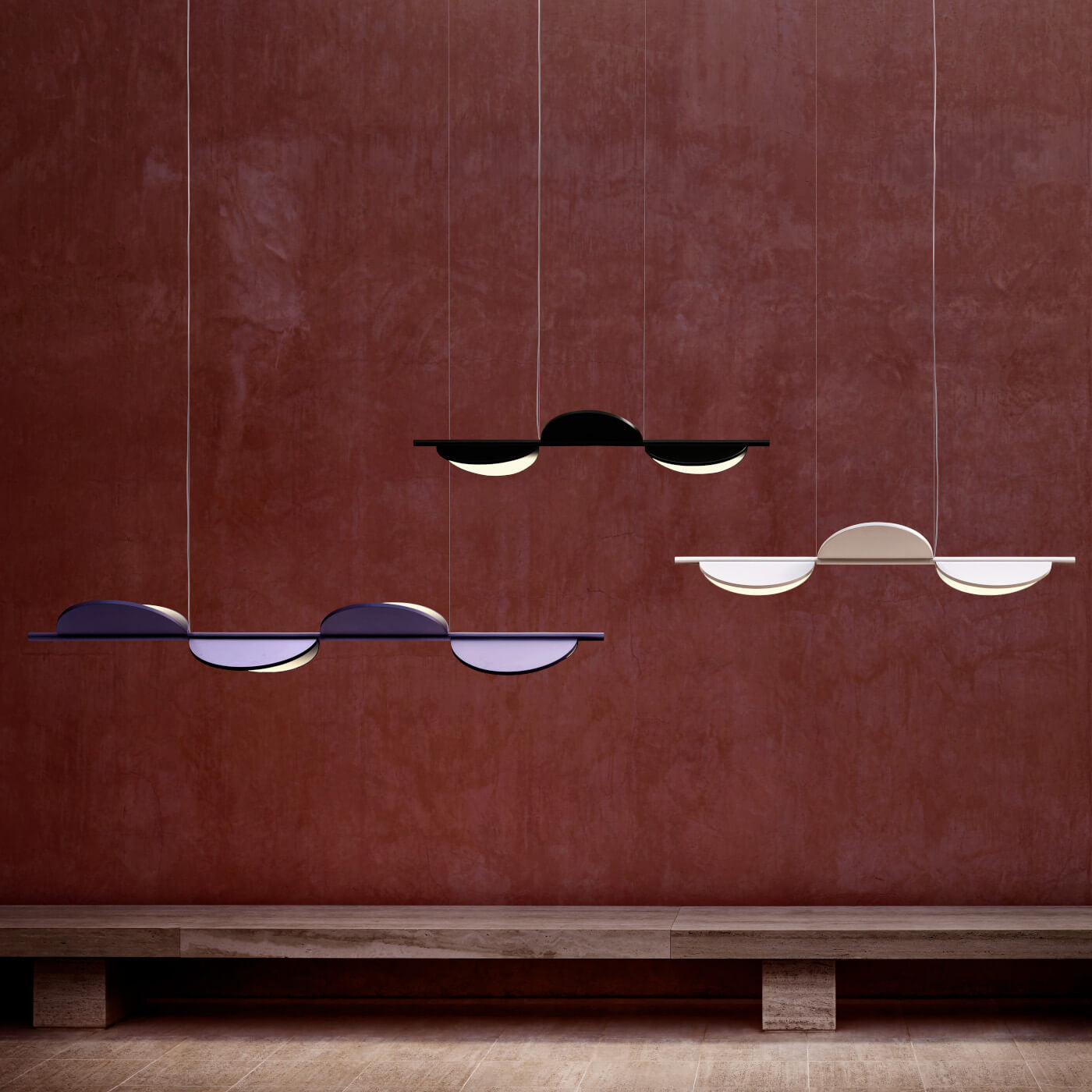 Flos Almendra Linear pakabinamas šviestuvas