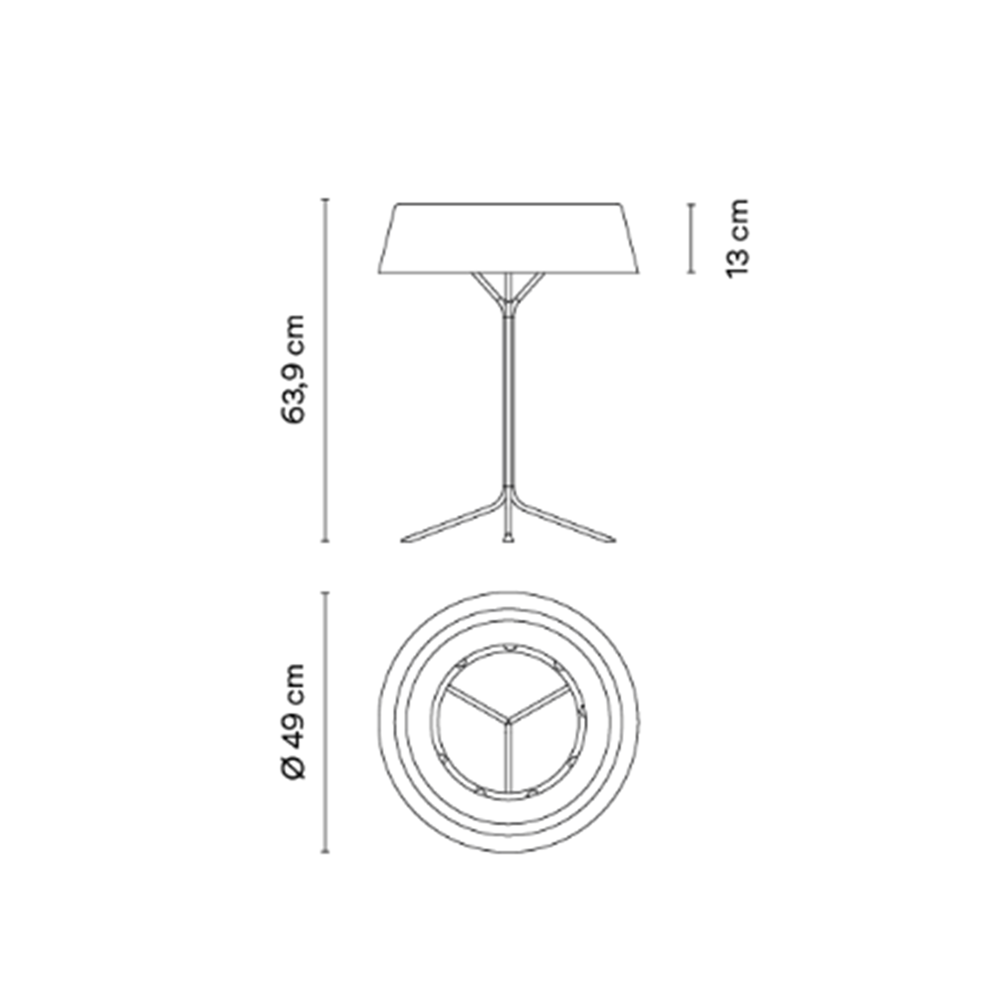VIBIA LILY 5720 stalinis šviestuvas