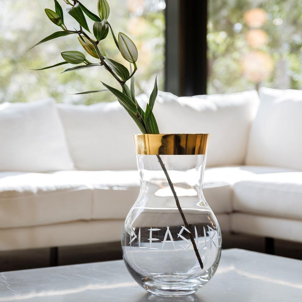 Rückl Vase Femme Fatale Gold 42 cm