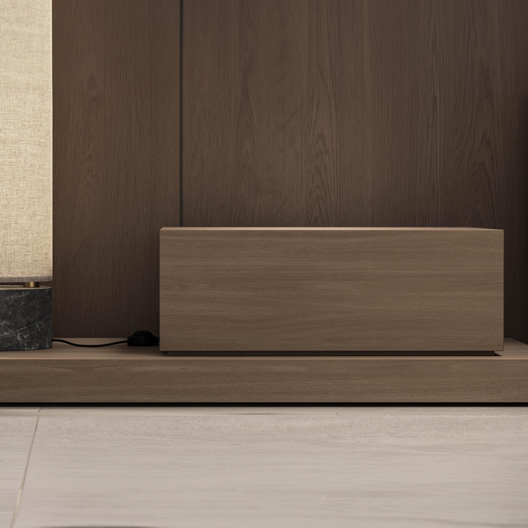 PALO NERO Simmetria bedside table