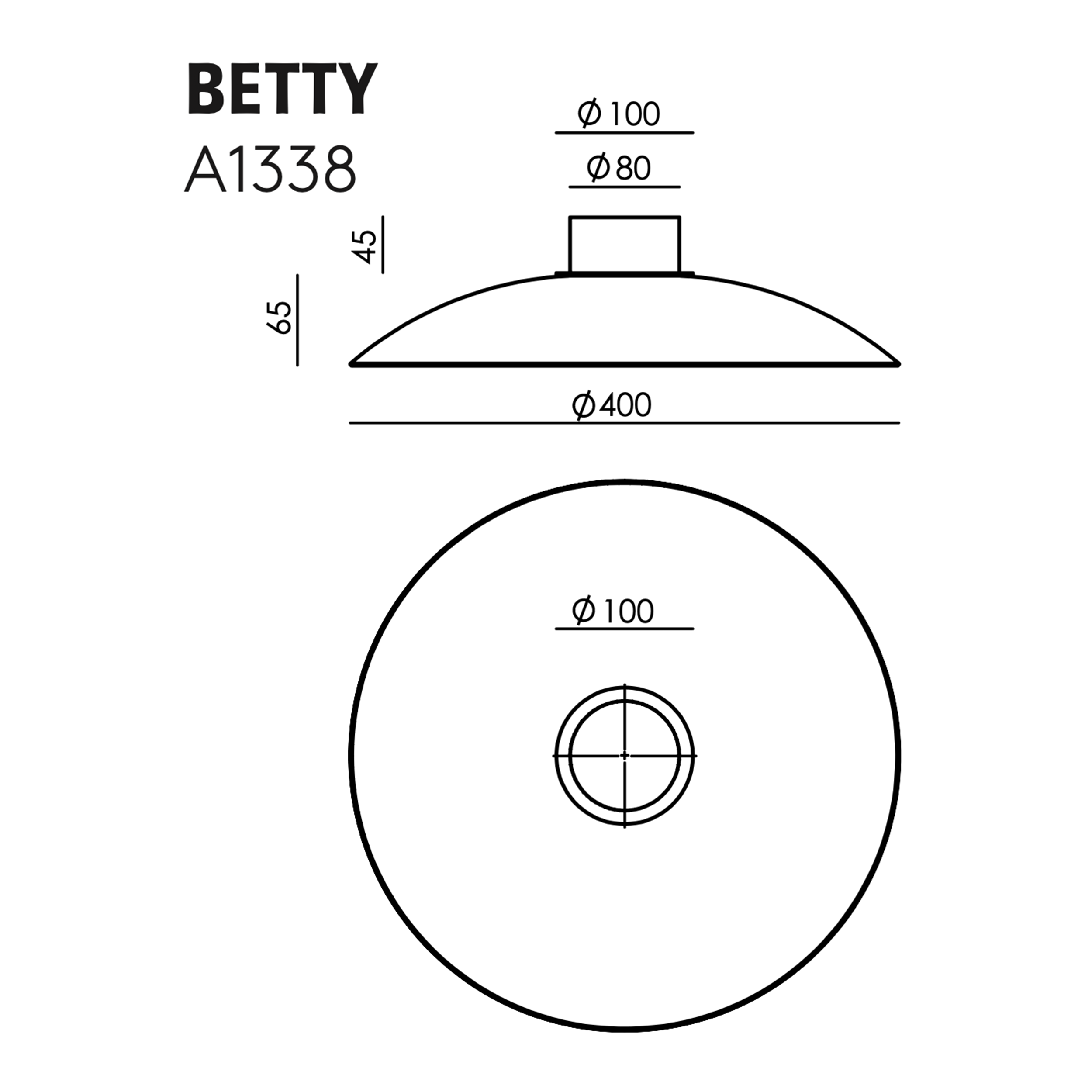 Aromas Del Campo BETTY A1338 sieninis šviestuvas
