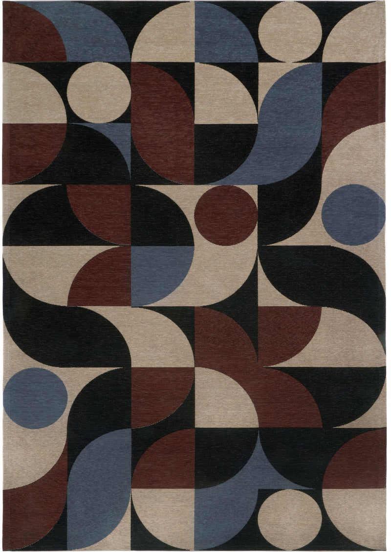 Deco Blue copper kilimas art deco kolekcijos iš fargotex