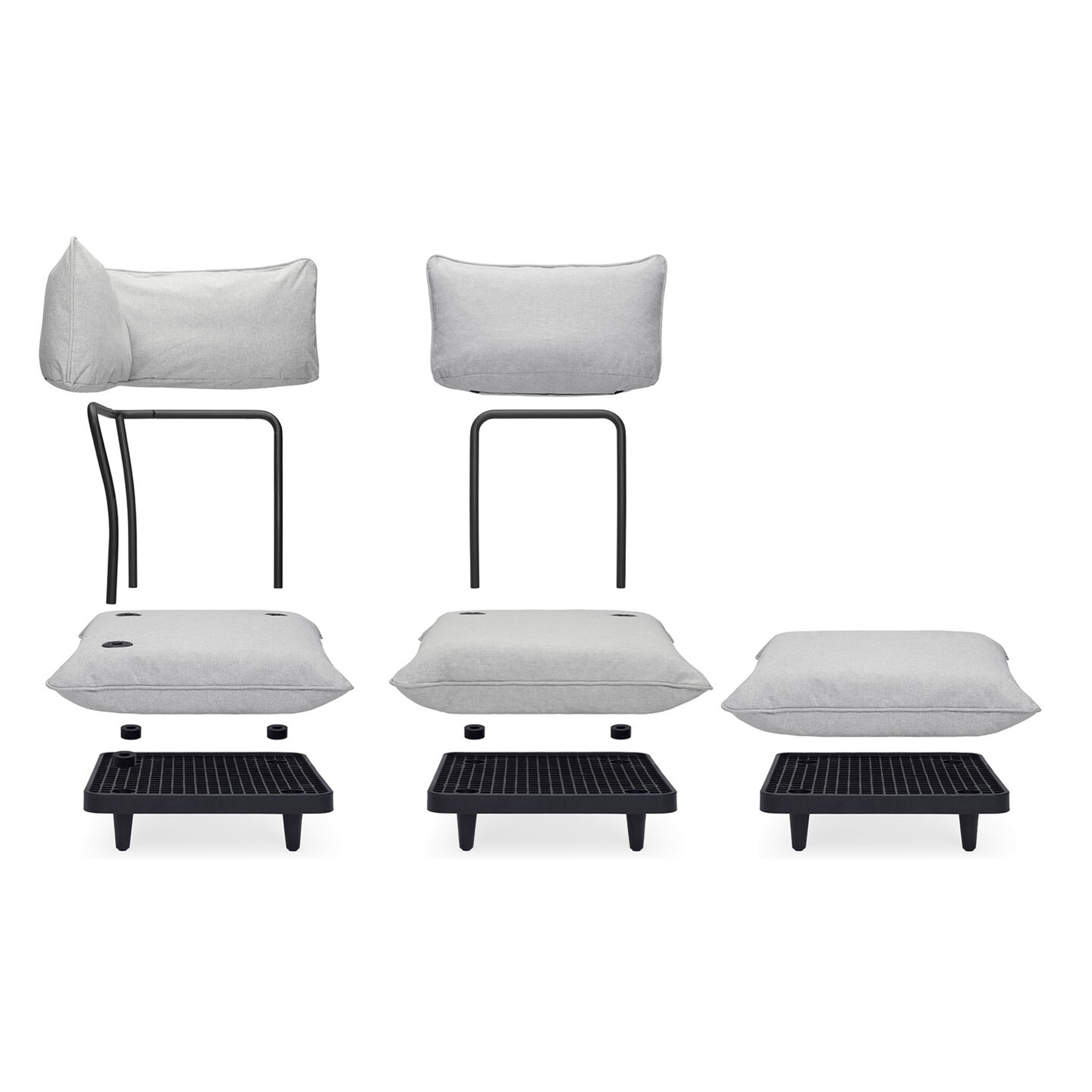 Fatboy Paletti Set Small Royal modulinė lauko sofa