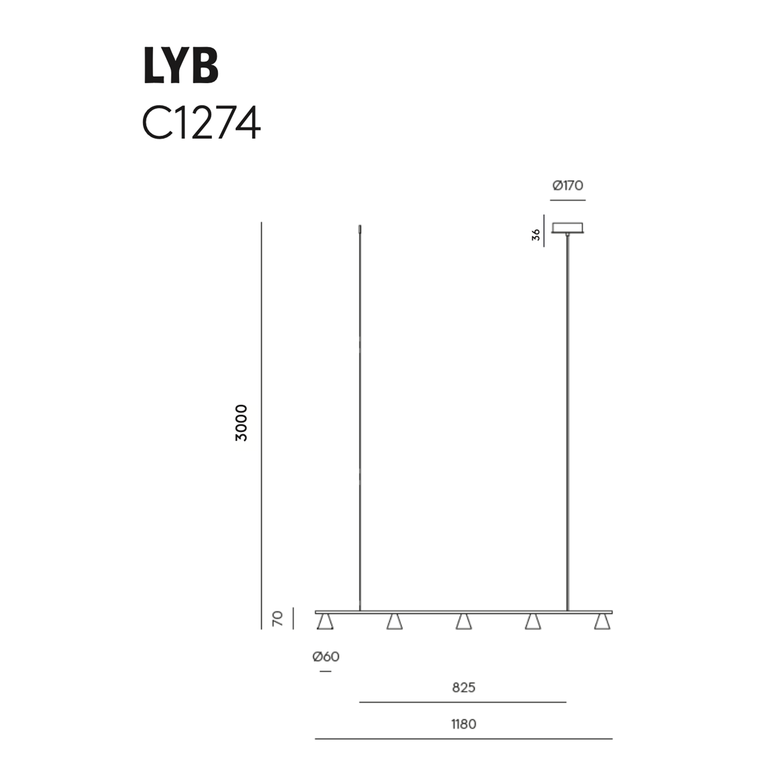 Aromas Del Campo LYB C1274 pakabinamas šviestuvas