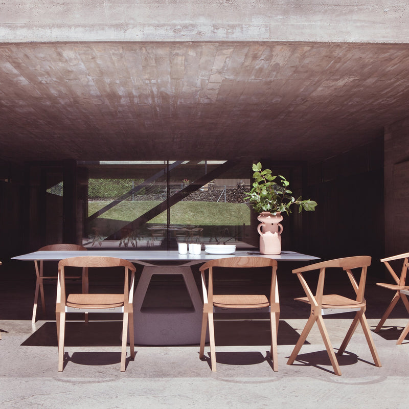 BD Barcelona Design table B - 120 concrete stalas