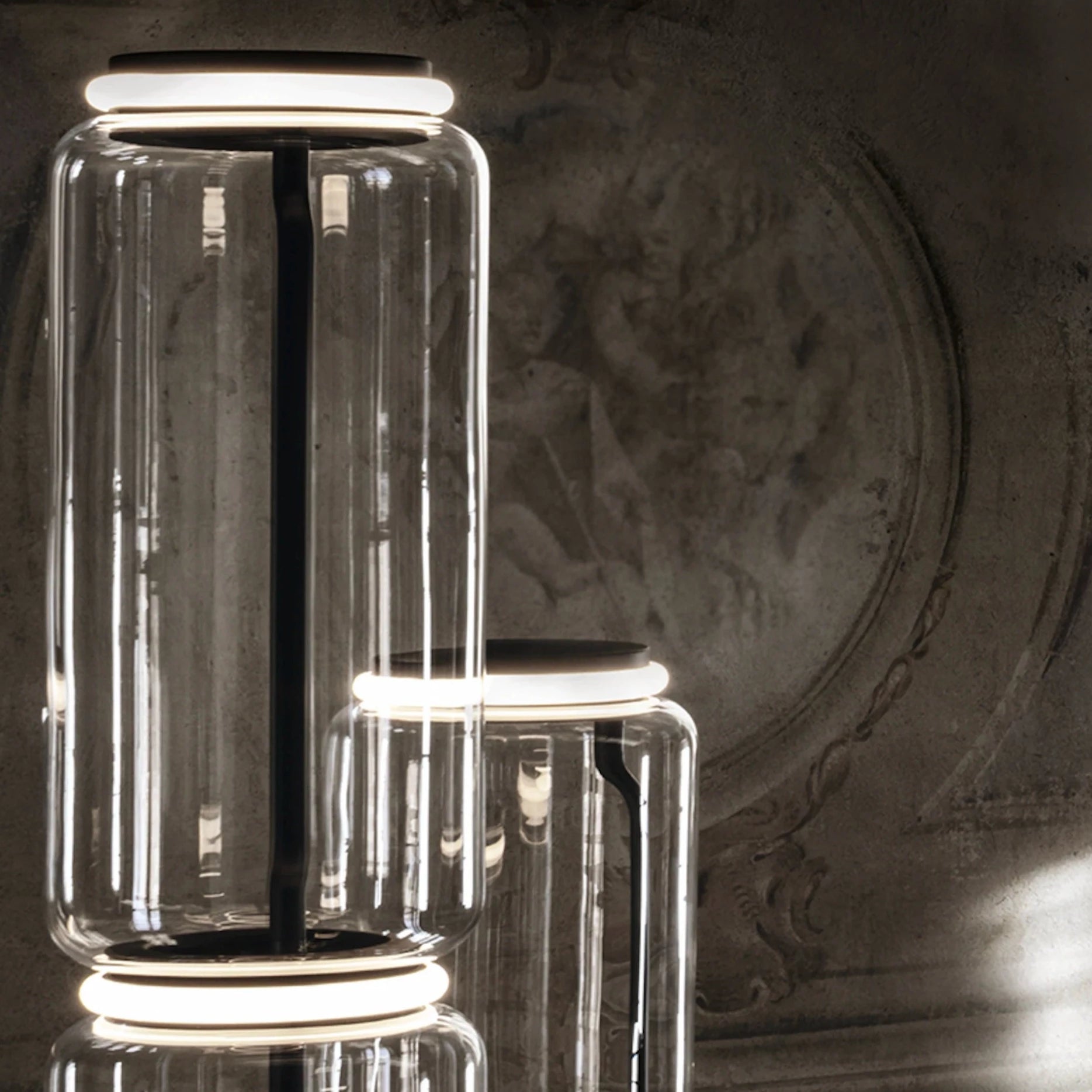 Flos Noctambule Low Cylinder Small Base pastatomas šviestuvas