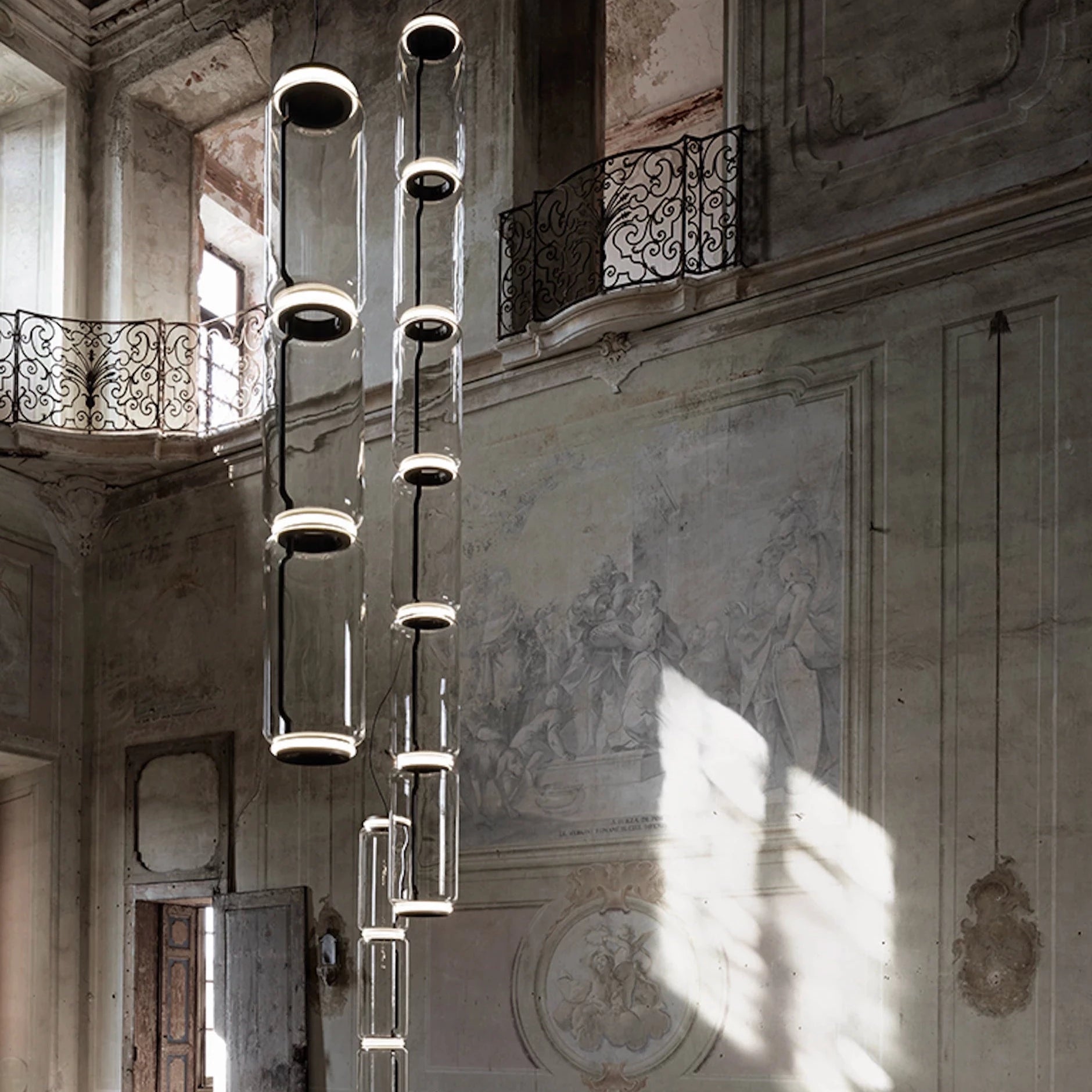 Flos Noctambule Suspension High Cylinder pakabinamas šviestuvas