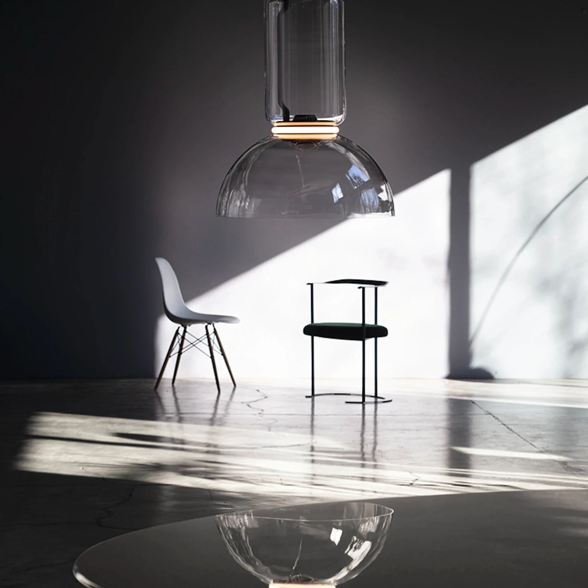 Flos Noctambule Low Cylinder Bowl pakabinamas šviestuvas