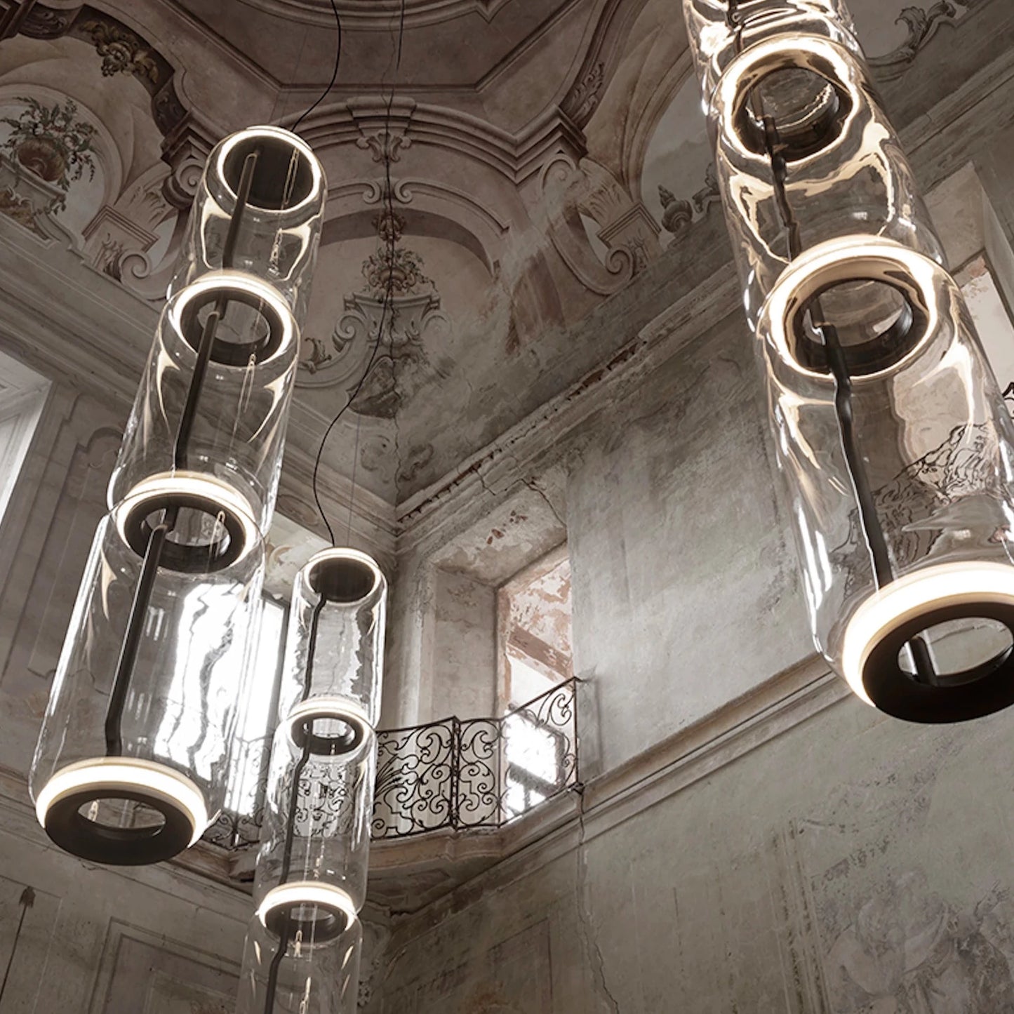 Flos Noctambule Suspension Low Cylinder pakabinamas šviestuvas
