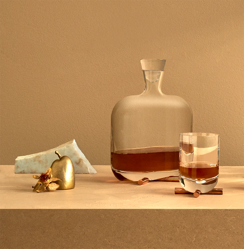 Nude Glass Camp 1500 ml viskio grafinas