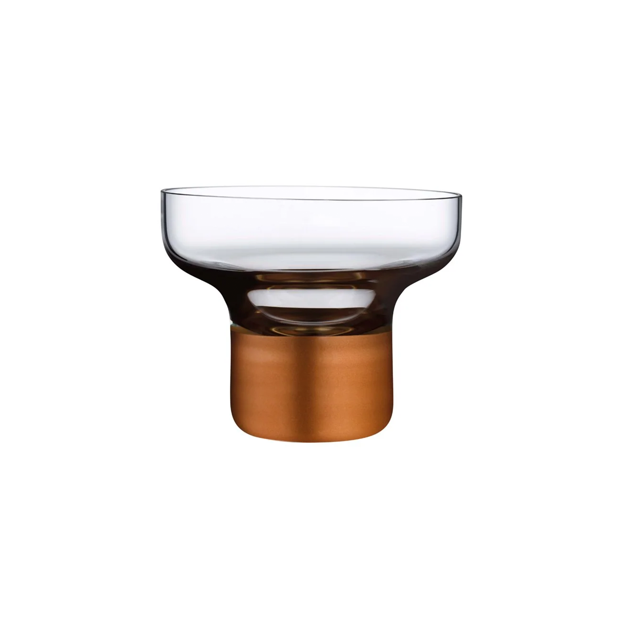 Nude Glass Contour Bowl High Foot dubuo
