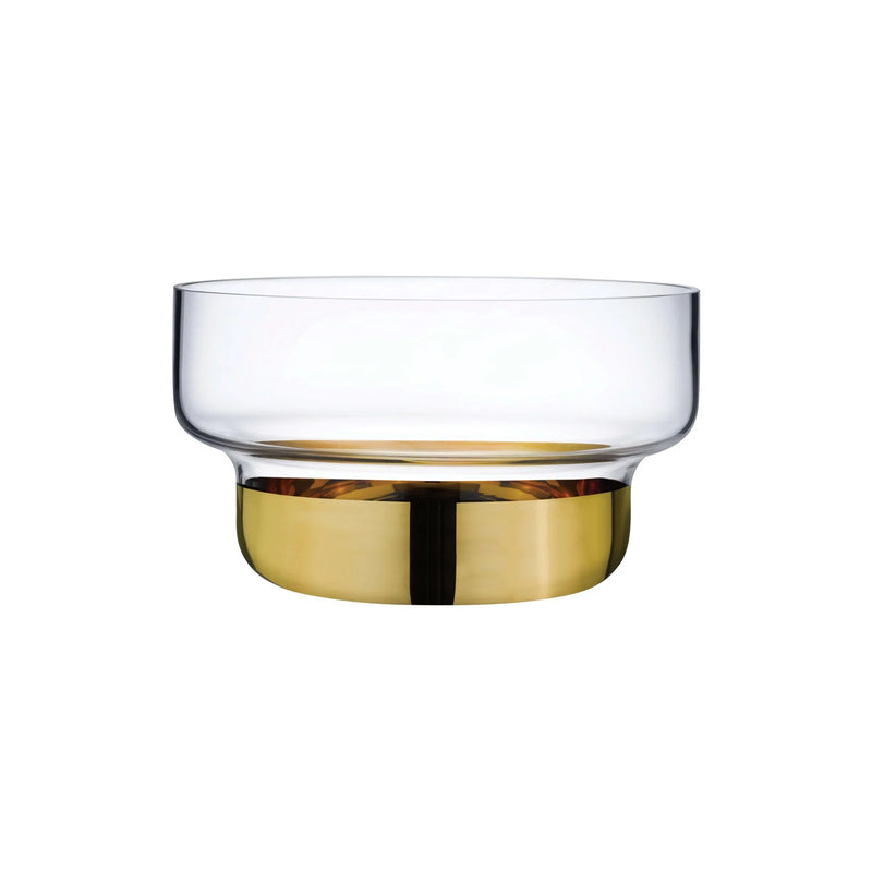 Nude Glass Contour Clear Top Gold dubuo