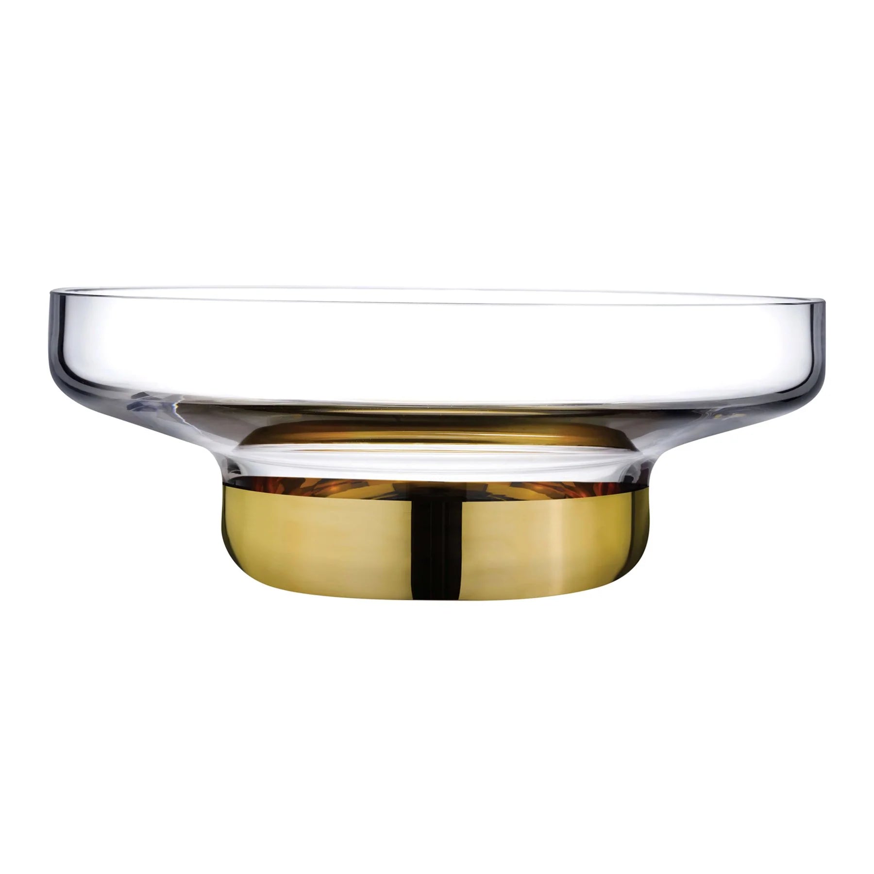 Nude Glass Contour Clear Top Gold dubuo