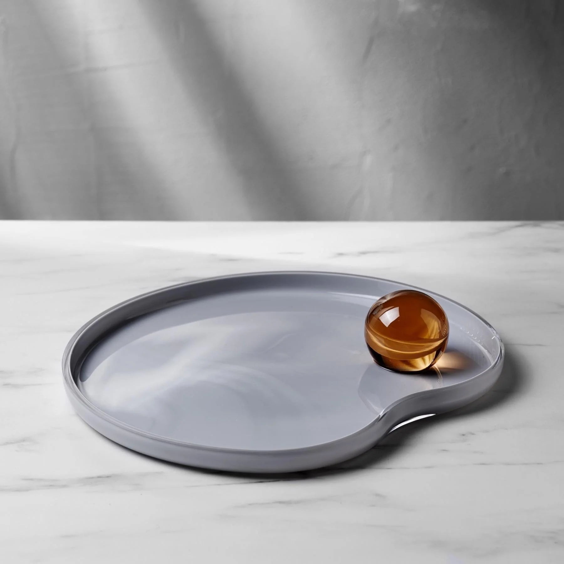 Nude Glass Juno serviravimo lėkštė