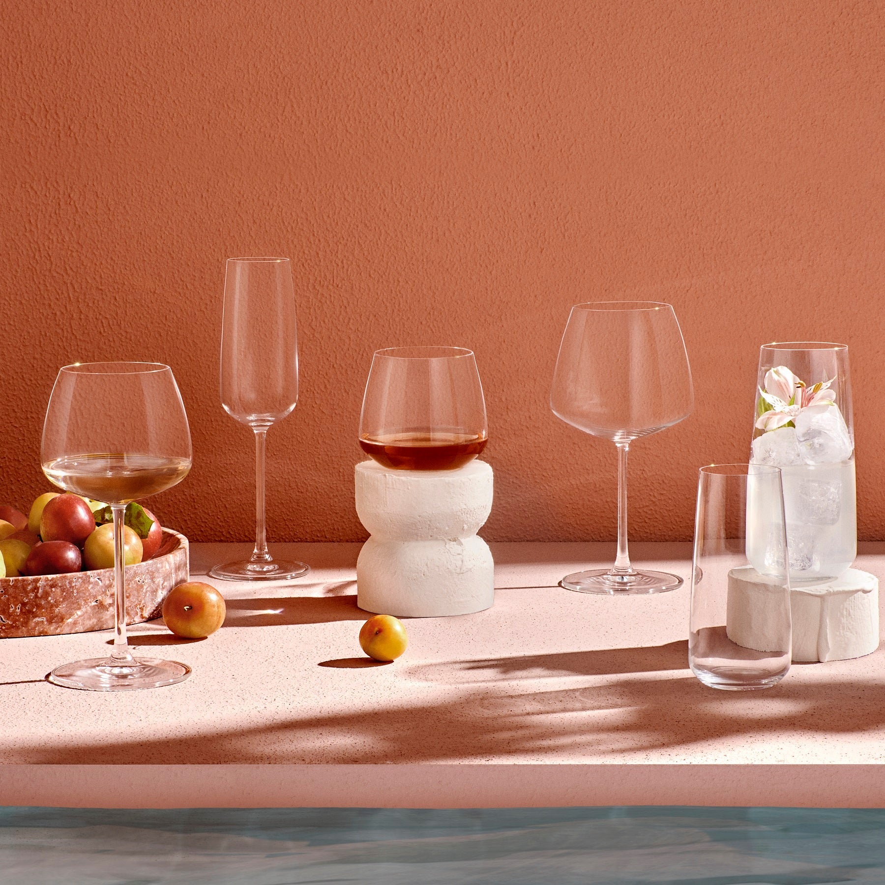 Nude Glass 245 ml Mirage šampano taurė, 2 vnt.