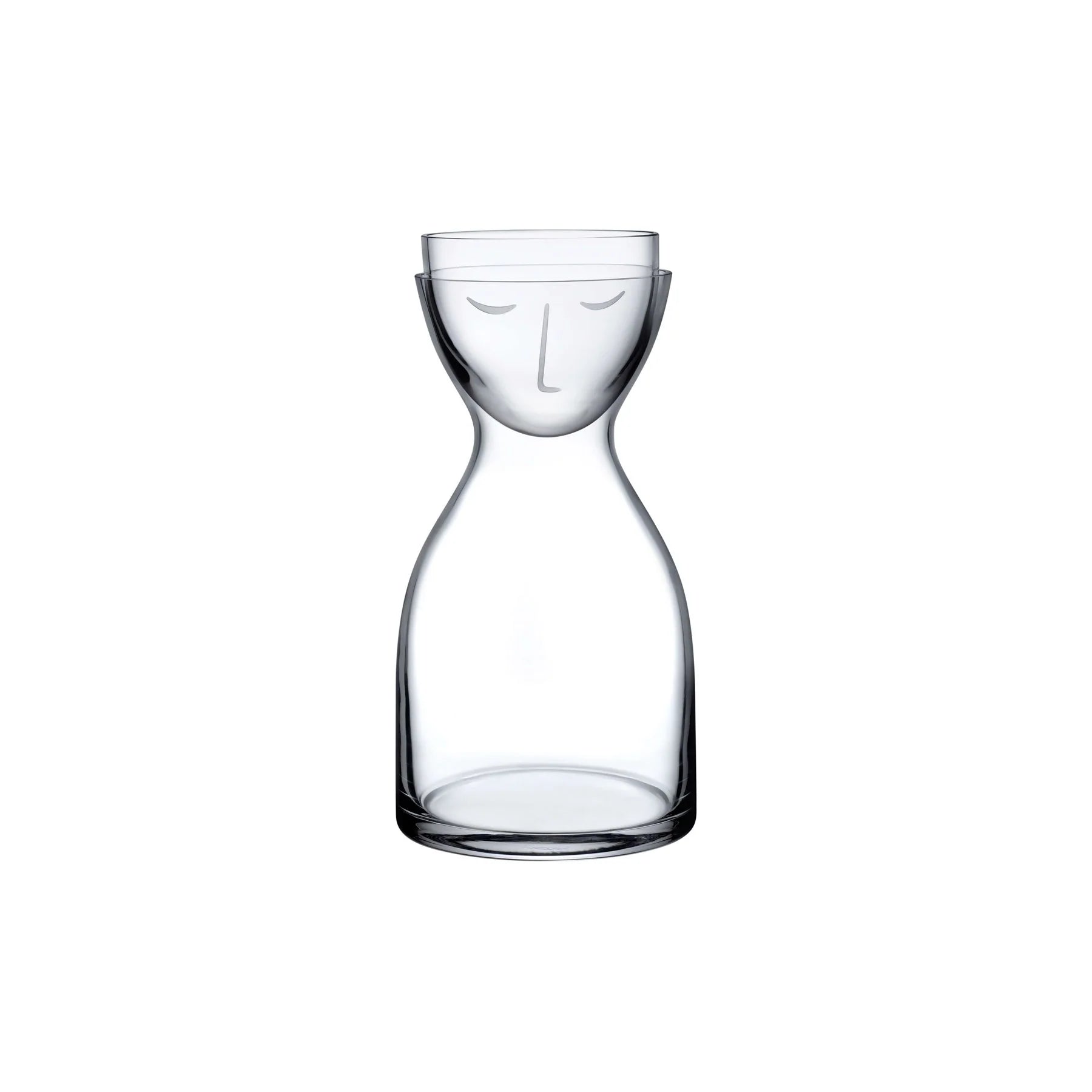 Nude Glass Mr. & Mrs. vandens grafinas su stikline