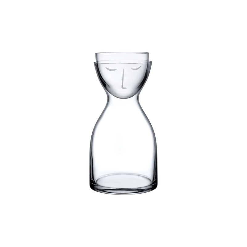 Nude Glass Mr. & Mrs. vandens grafinas su stikline