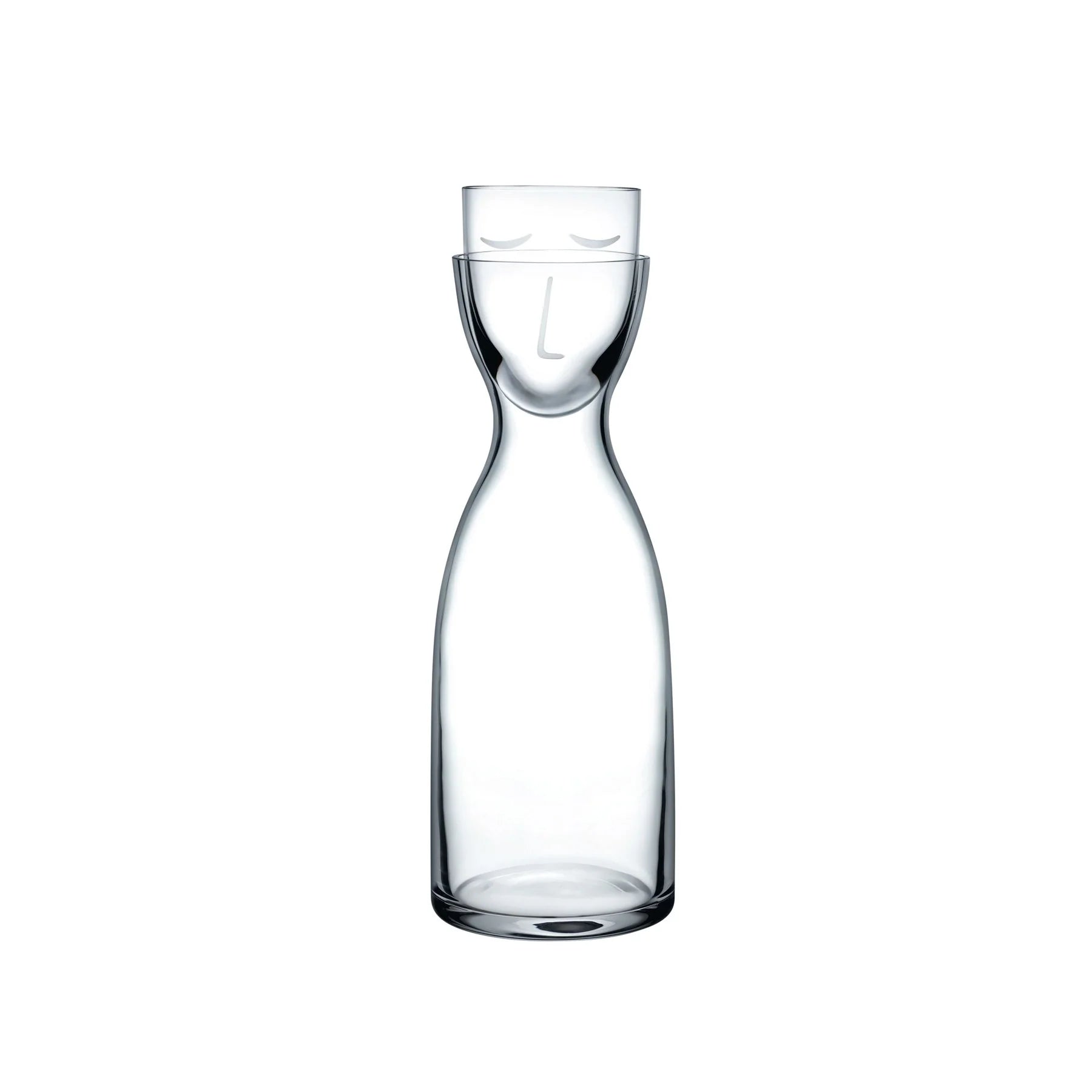 Nude Glass Mr. & Mrs. vandens grafinas su stikline