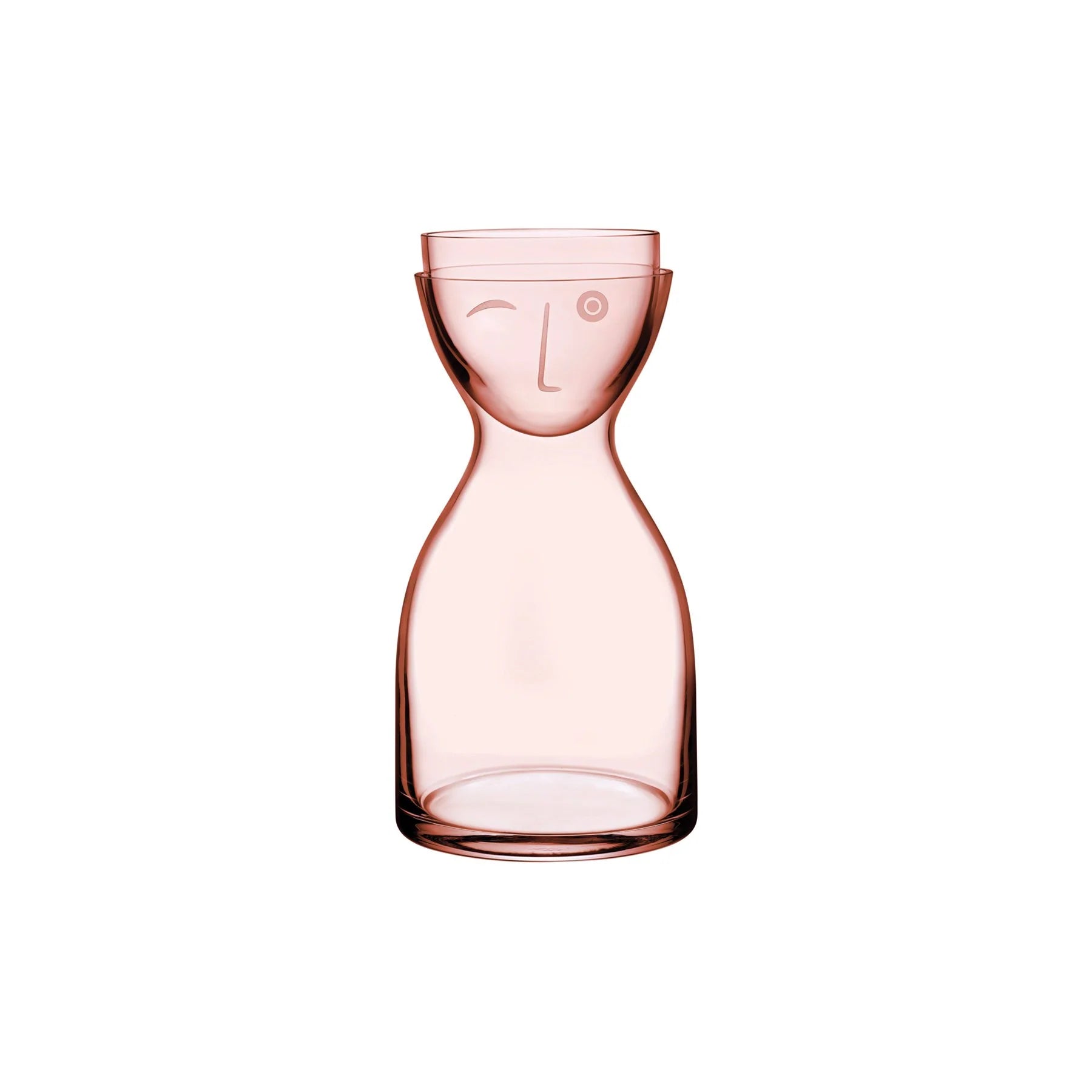 Nude Glass Mr. & Mrs. vandens grafinas su stikline