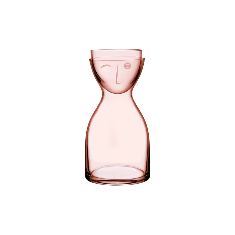Nude Glass Mr. & Mrs. vandens grafinas su stikline