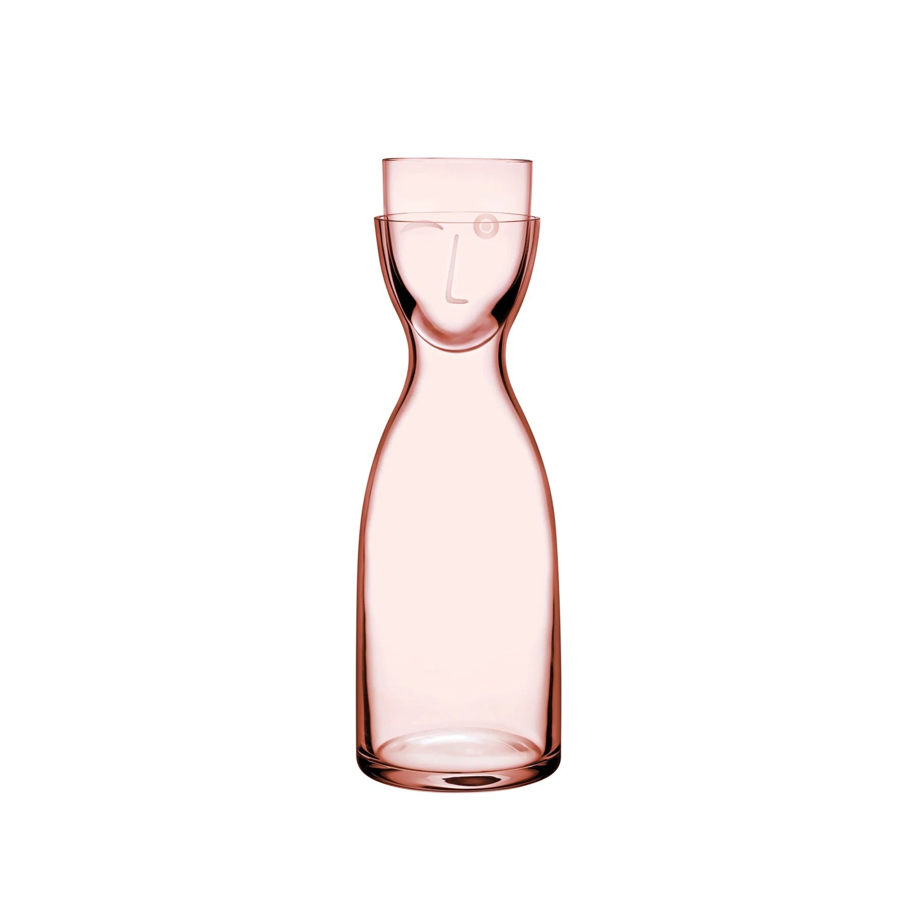 Nude Glass Mr. & Mrs. vandens grafinas su stikline