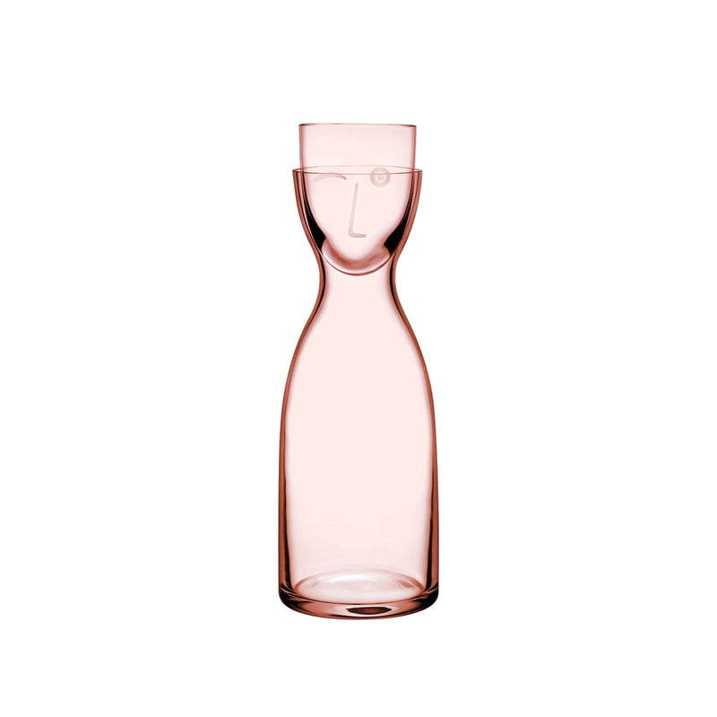 Nude Glass Mr. & Mrs. vandens grafinas su stikline