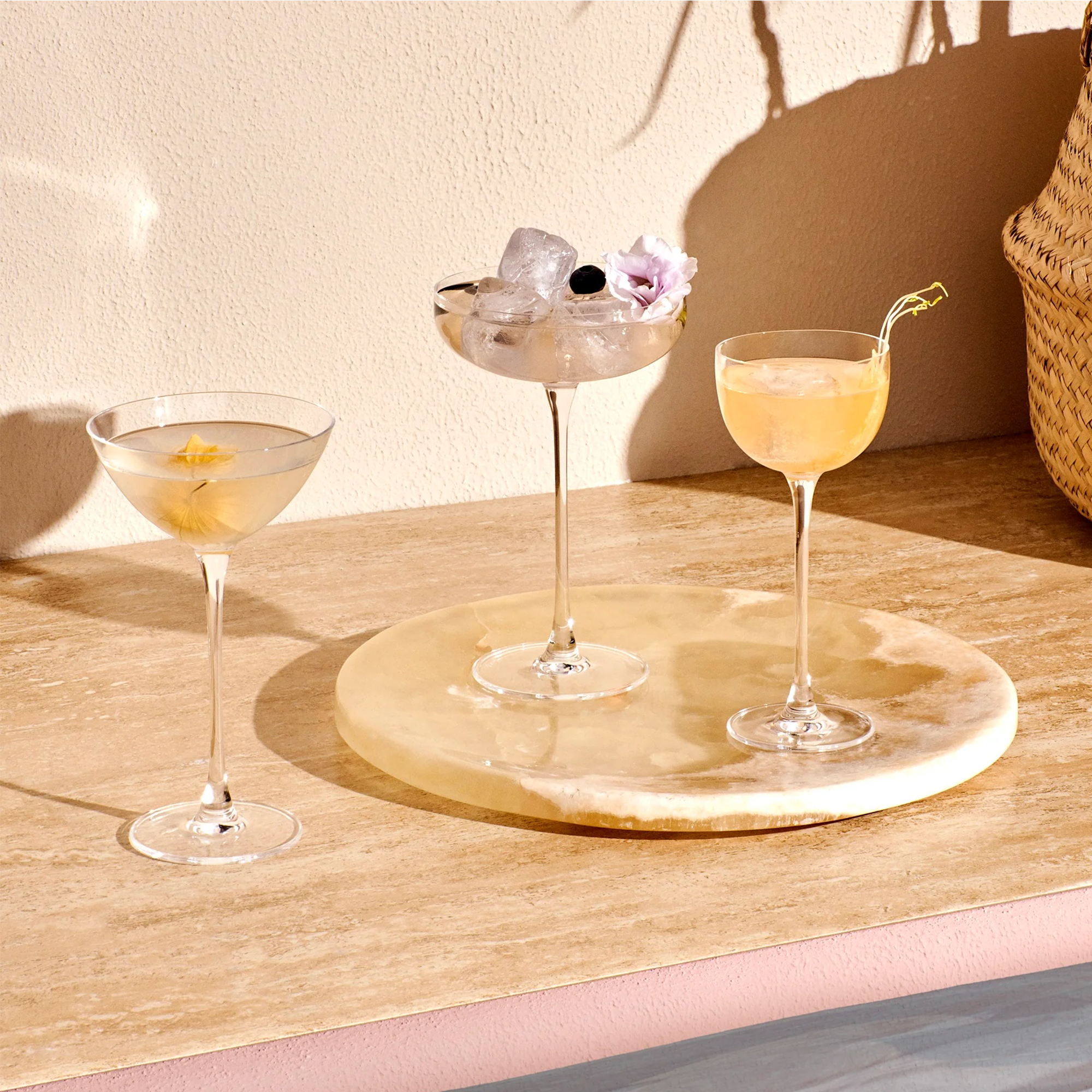 Nude Glass Savage 220 ml Coupe taurė, 2 vnt.