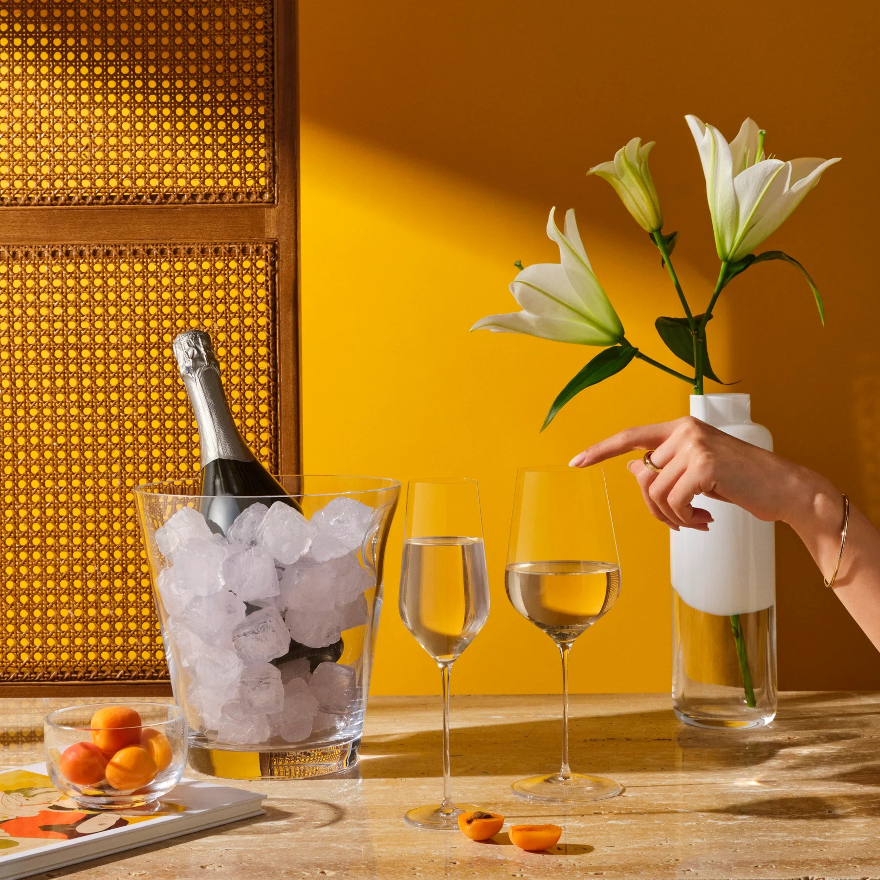 Nude Glass 285 ml Stem Zero Trio šampano taurė