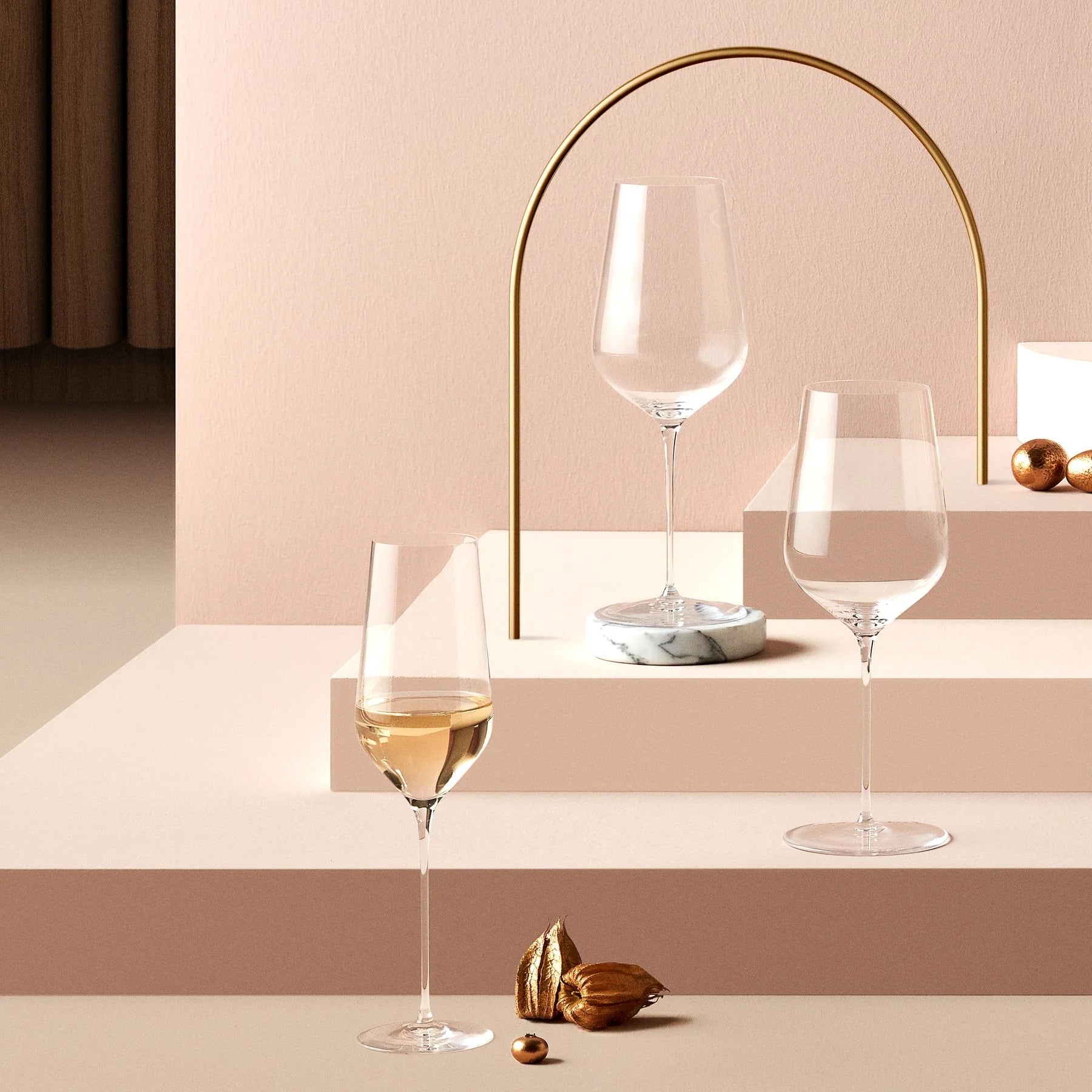 Nude Glass 285 ml Stem Zero Trio šampano taurė