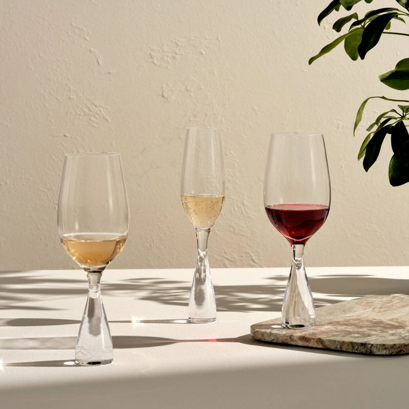 Nude Glass 550 ml Wine Party raudonojo vyno taurė, 2 vnt.