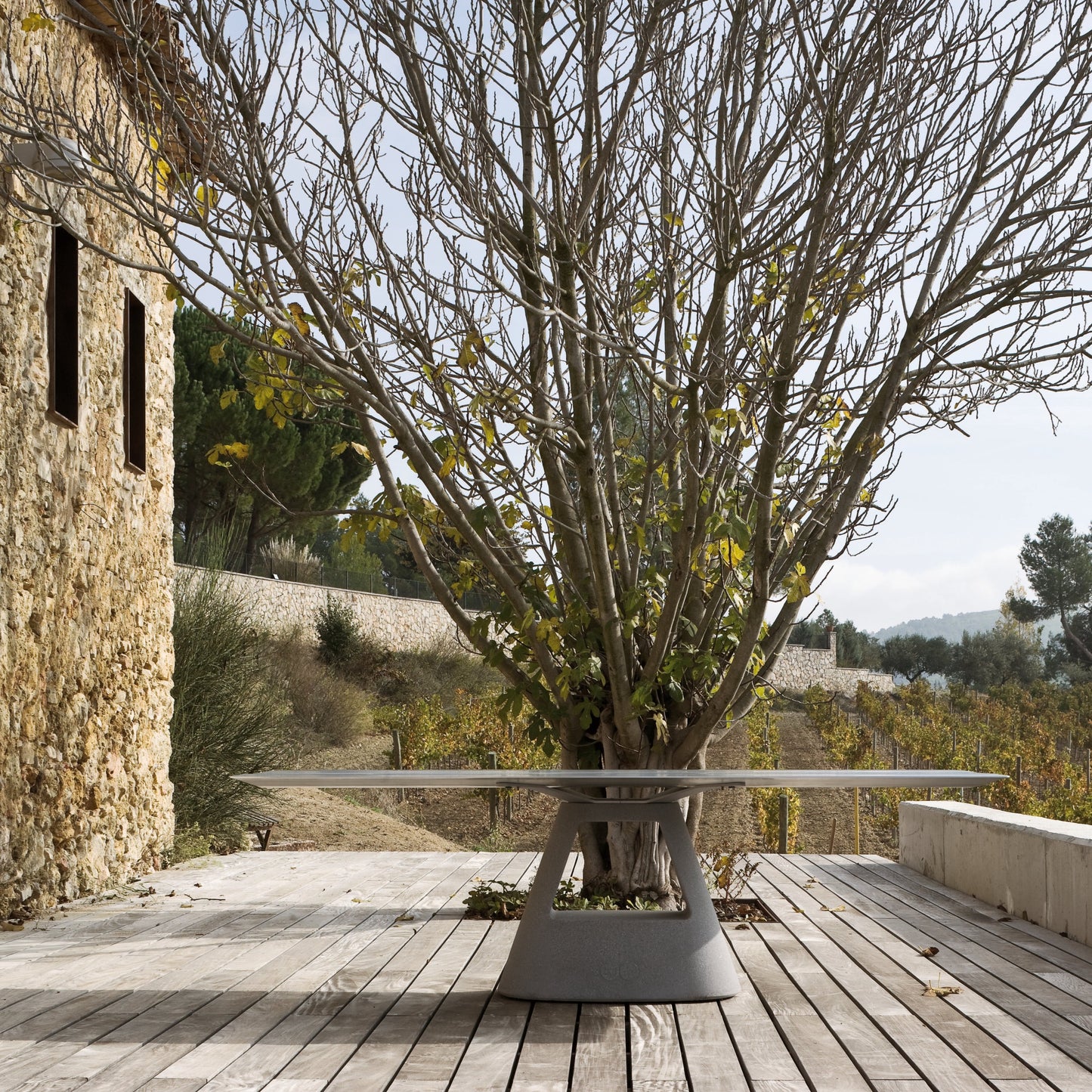 BD Barcelona Design table B - 120 concrete stalas