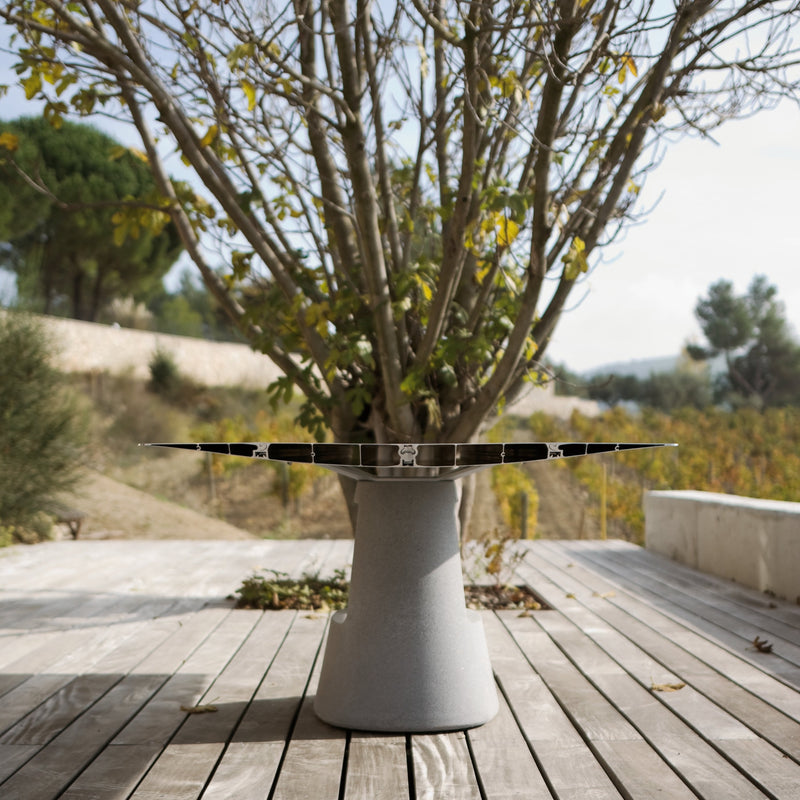 BD Barcelona Design table B - 120 concrete stalas