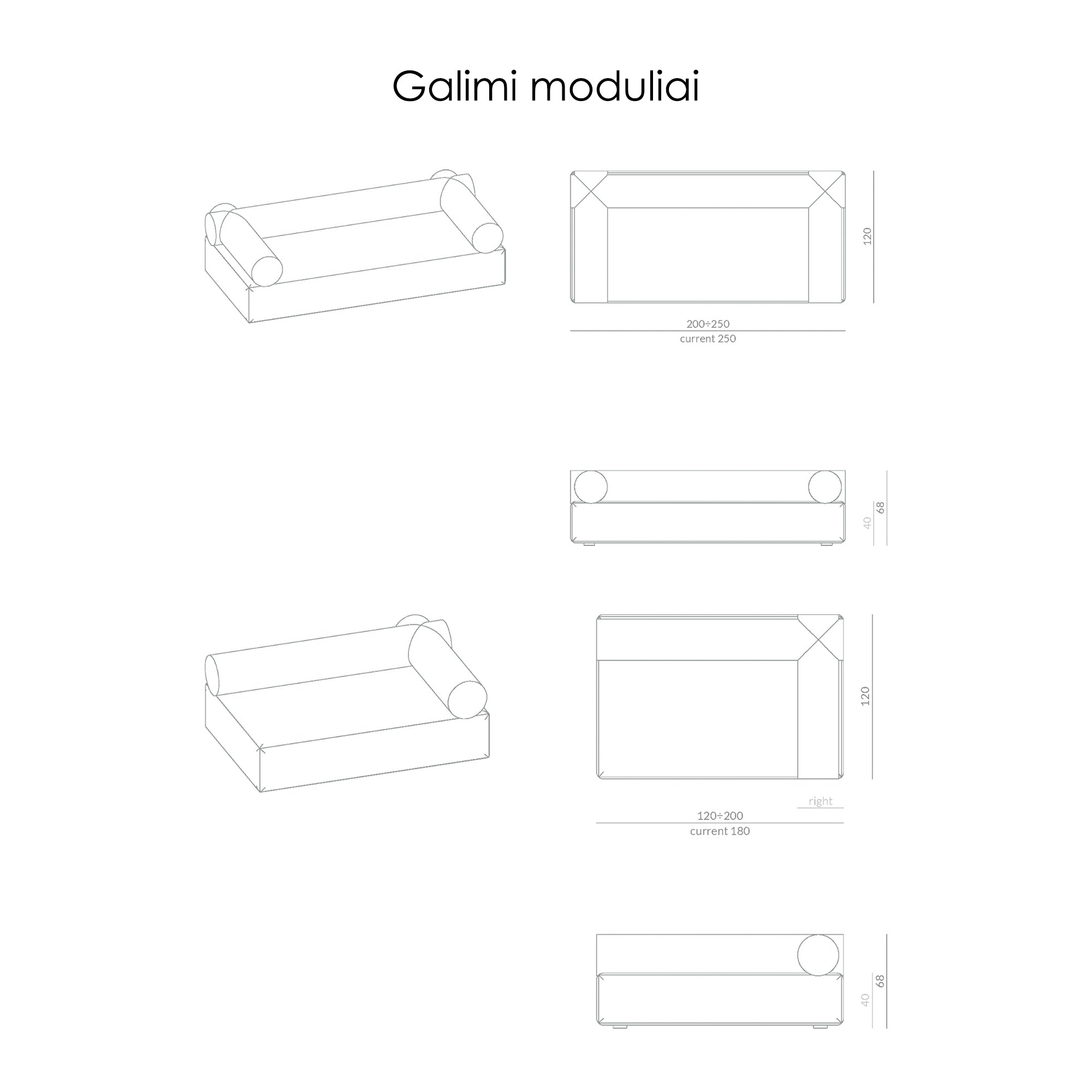 PALO NERO Ring sofa