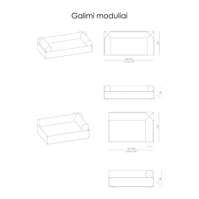 PALO NERO Ring sofa