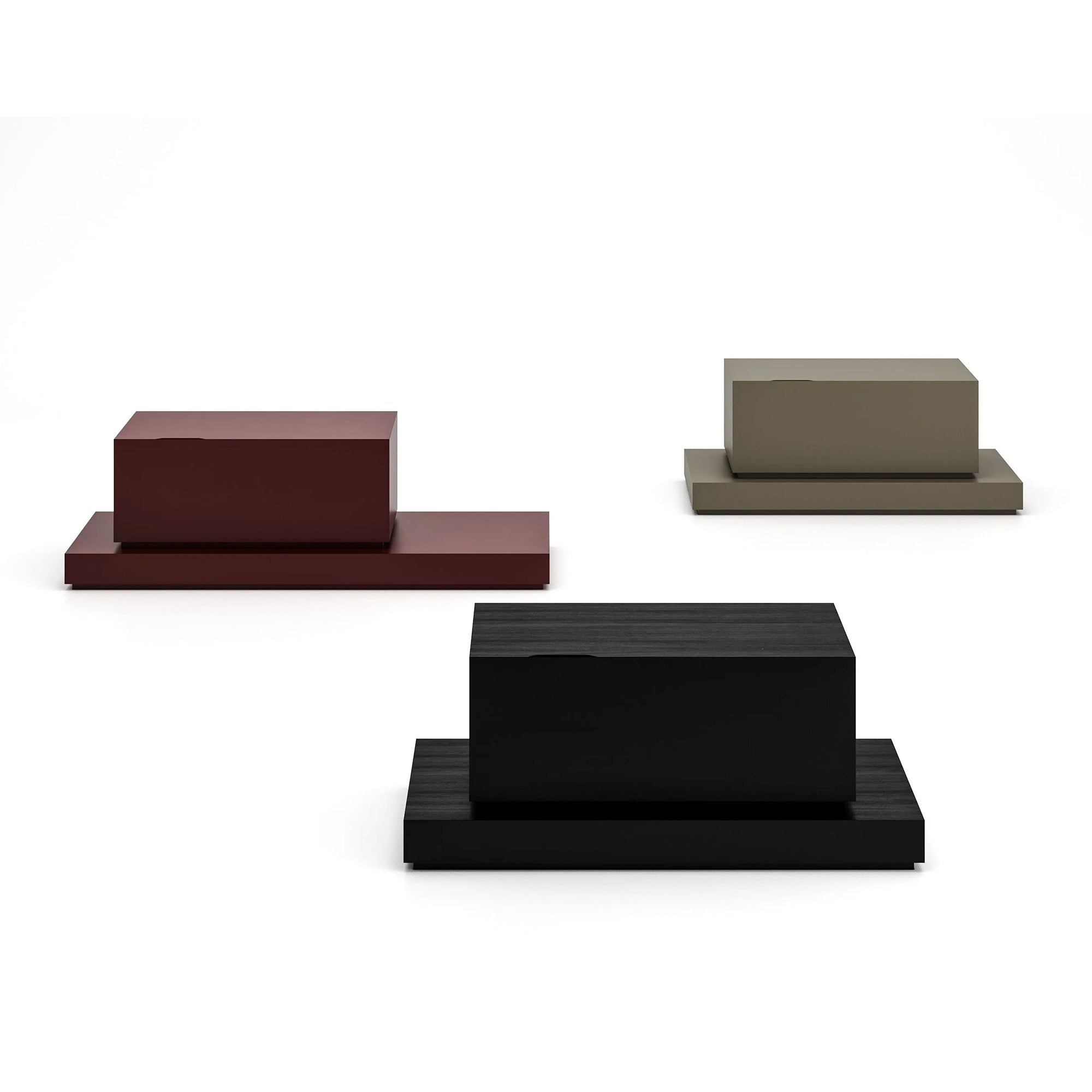 PALO NERO Simmetria bedside table