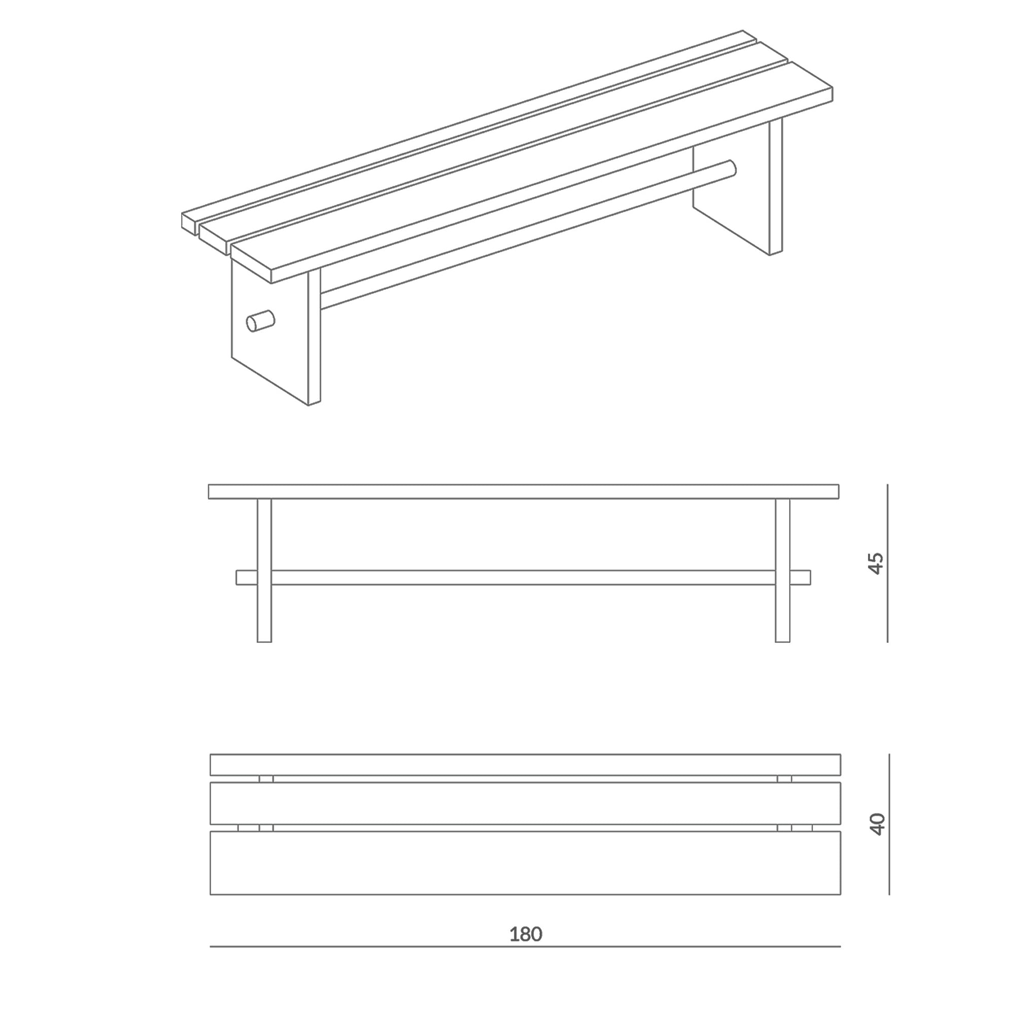 PALO NERO Ethnika bench