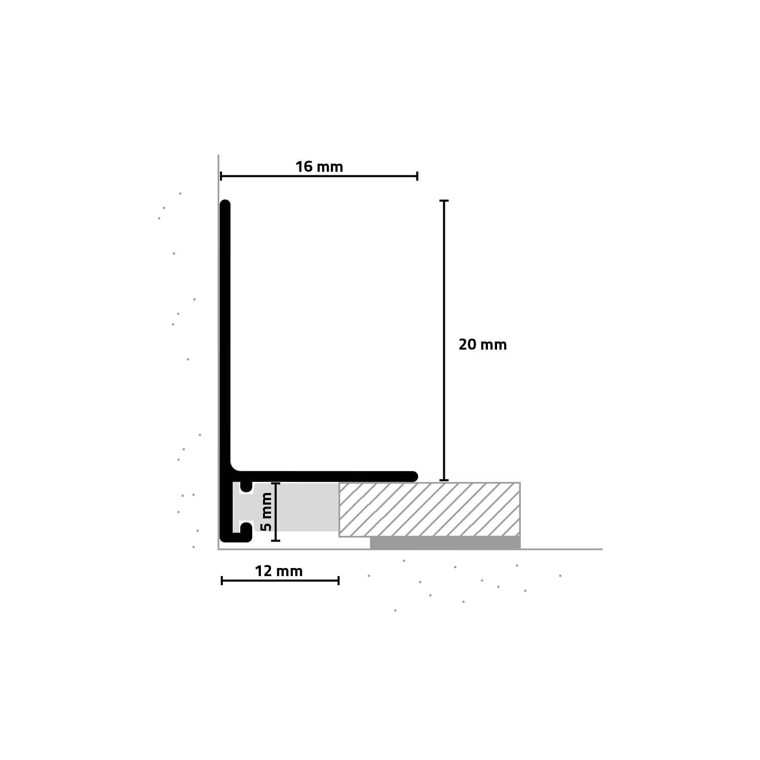 Minileist sl16x5 grindjuostės matmenis ir brėžiniai | makeyourcasa.lt