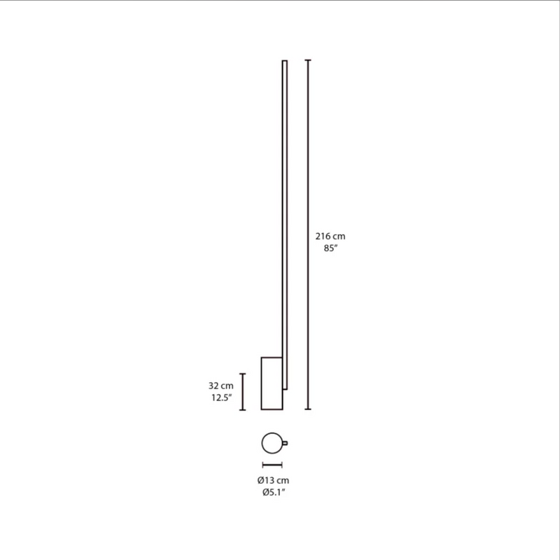 VIBIA STICKS SOLO Floor 7348 pastatomas šviestuvas
