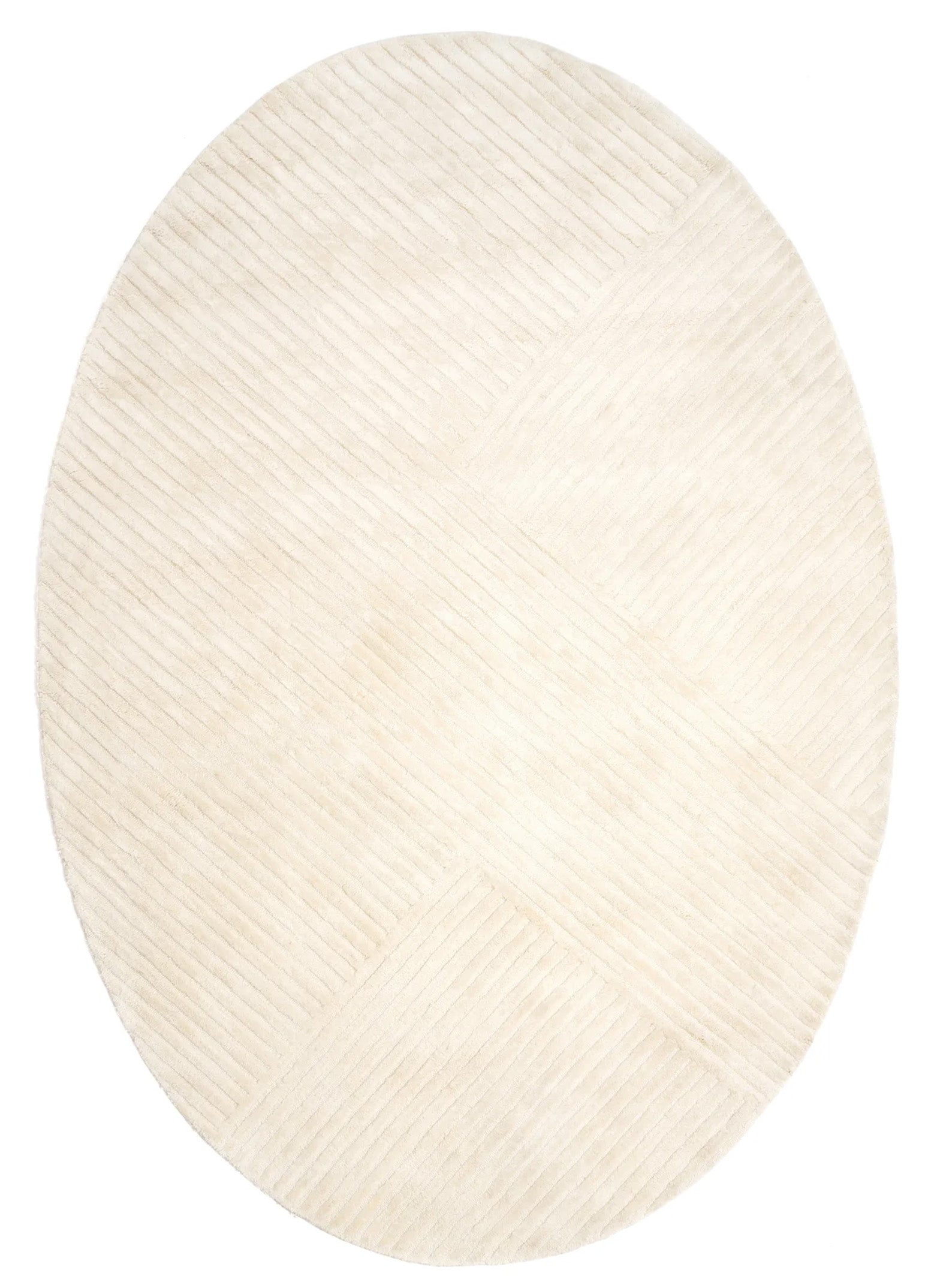 SIERRA IVORY OVAL Kilimas