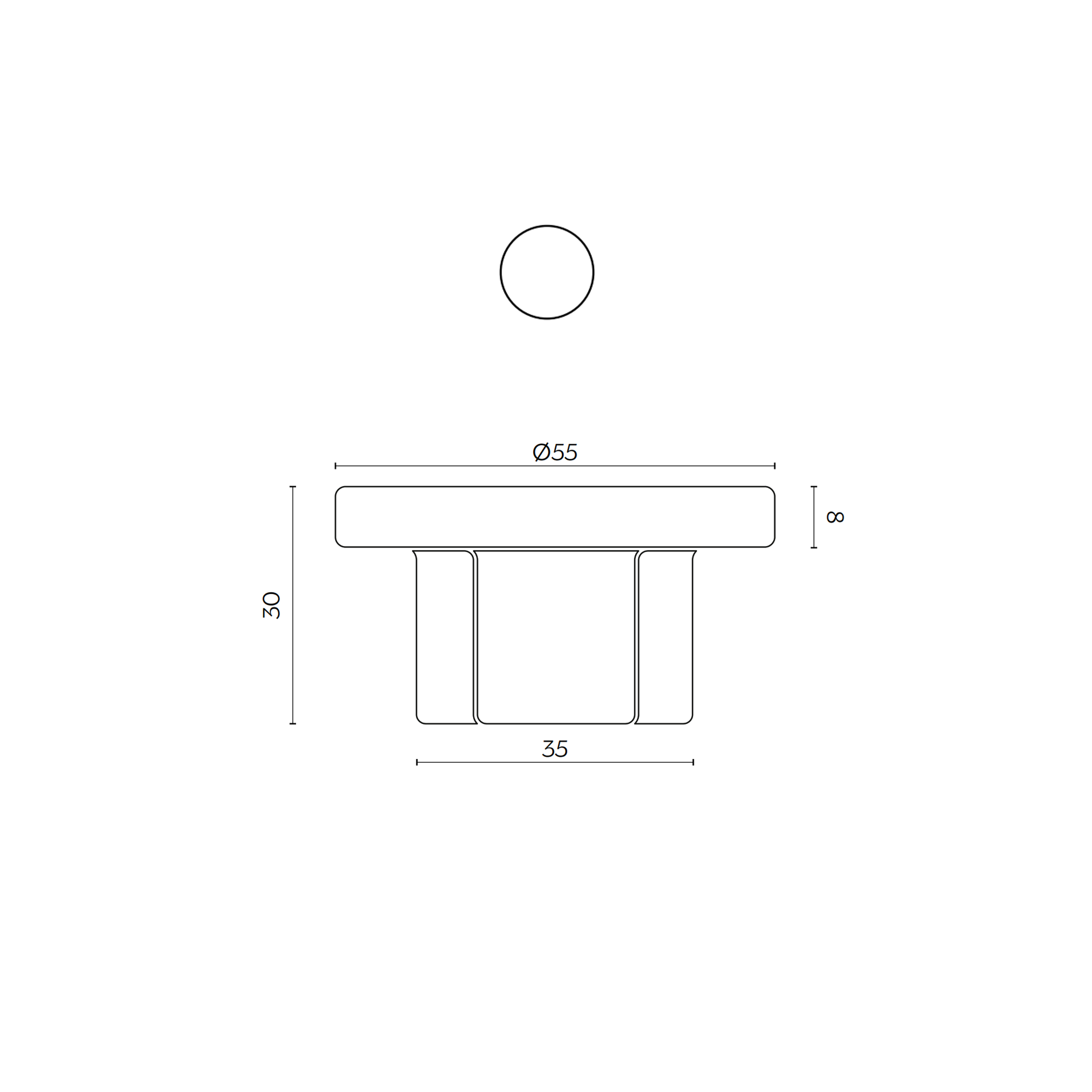 MINIFORMS SODA ICE staliukas