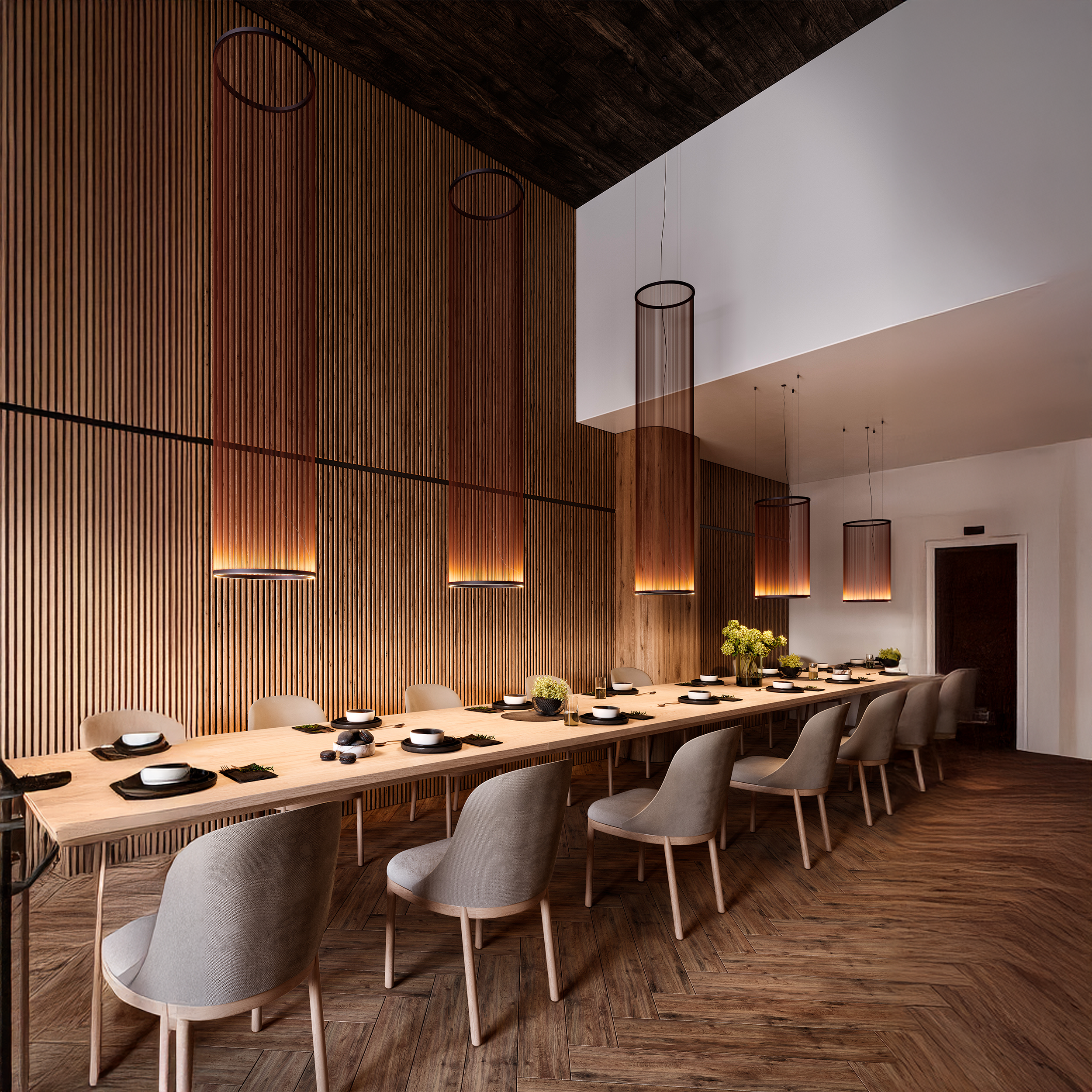 VIBIA ARRAY 1815 / 1820 / 1825 pakabinamas šviestuvas