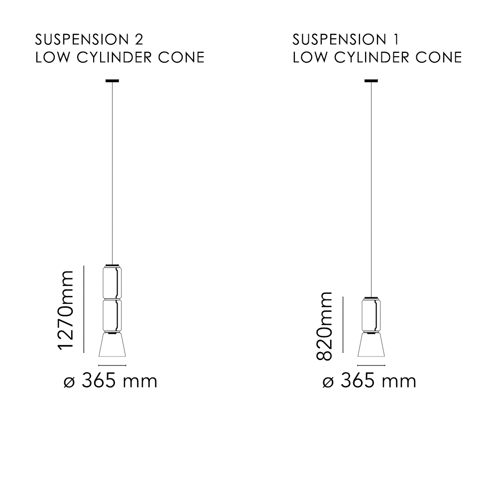 Flos Noctambule Low Cylinder Cone