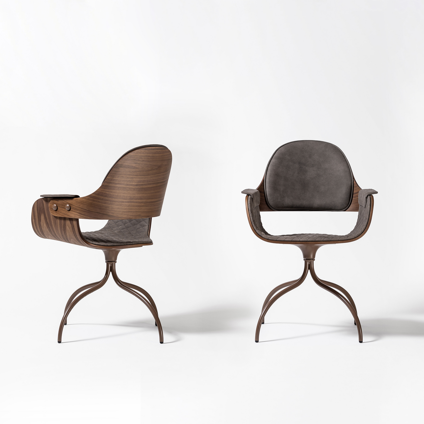 BD Barcelona Design Showtime Nude Swivel kėdė
