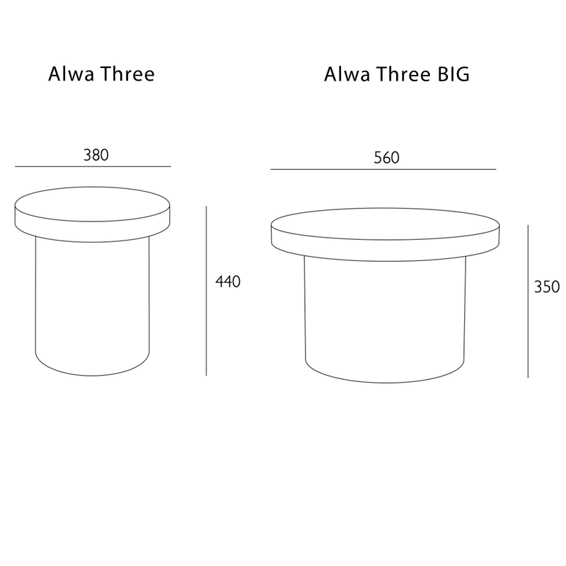 Pulpo ALWA THREE table staliukas
