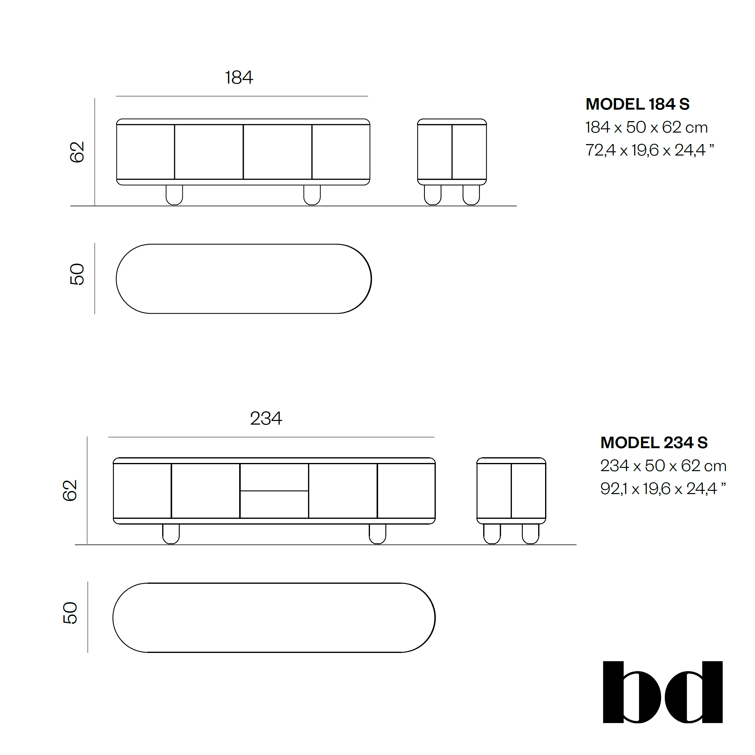BD Barcelona Design Explorer Cabinet Small