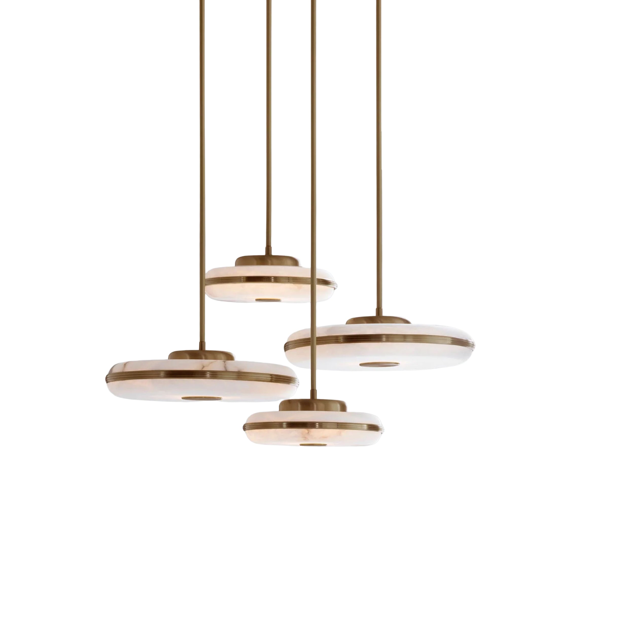 Bert Frank Beran Chandelier 4 pakabinamas šviestuvas