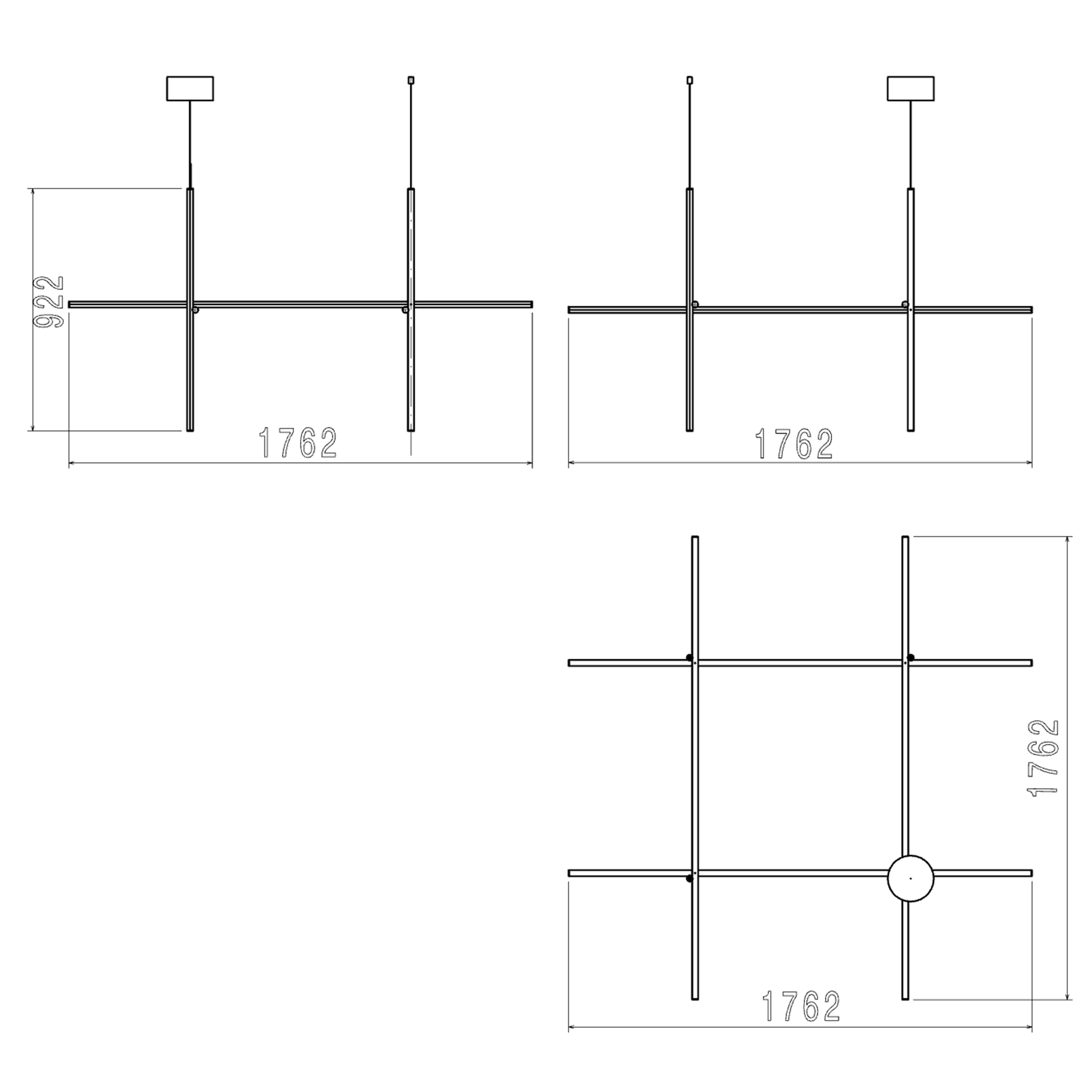 Flos Coordinates Suspension 4 pakabinamas šviestuvas