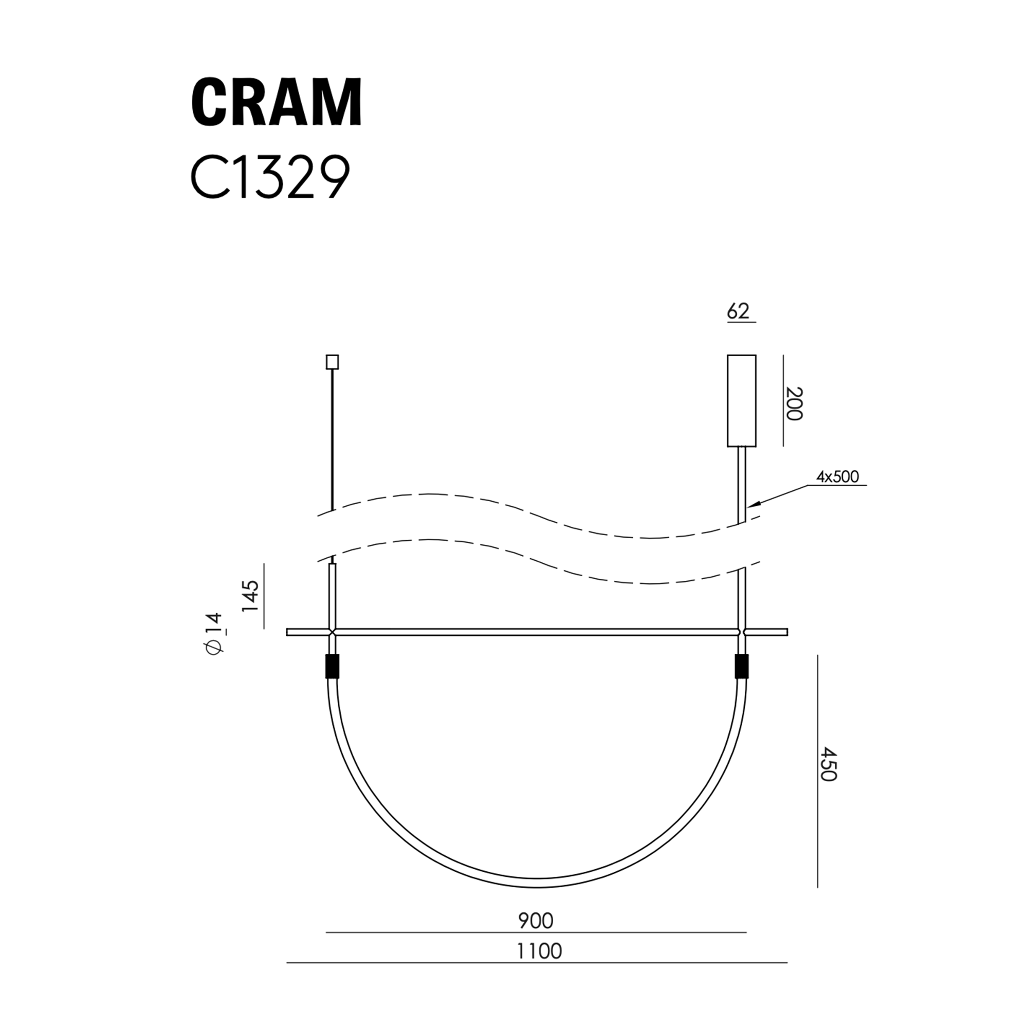 Aromas Del Campo CRAM C1329 ismatavimai ir brezinys