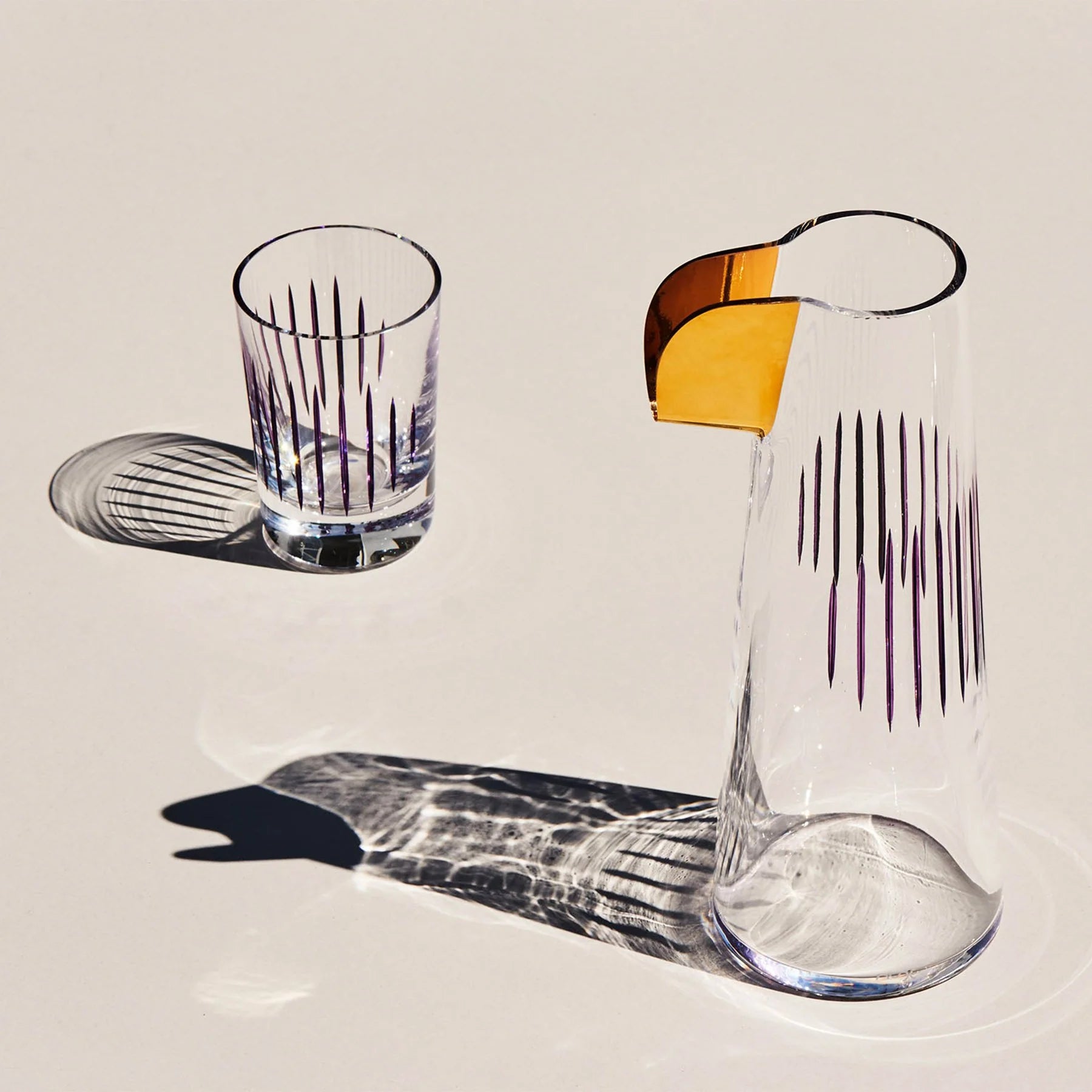 Nude Glass 240 ml Parrot Set stiklinė 2 vnt.