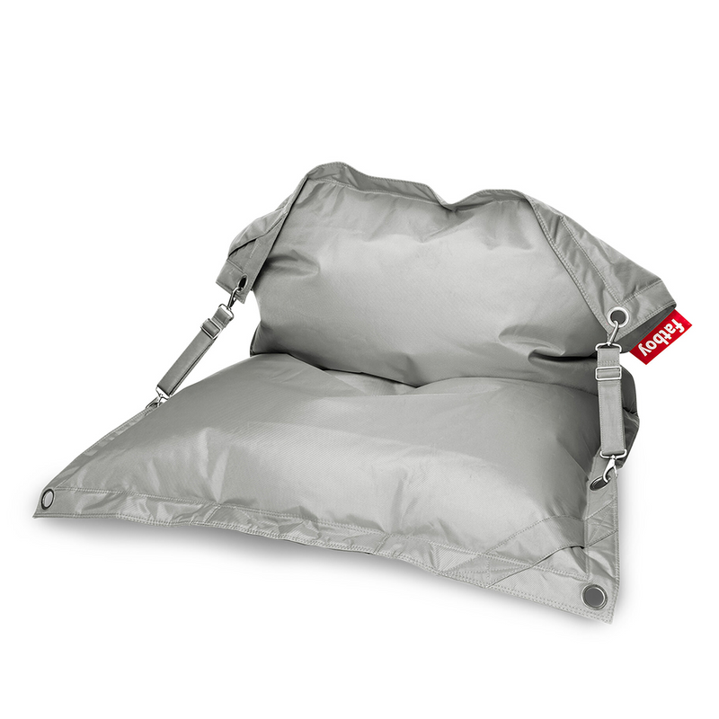 Fatboy Buggle-Up sedmaišis Light Grey audinio spalvos su susegamais diržais